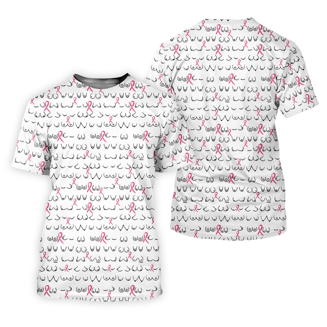 Breast Cancer Golf Shirt, White Golf Shirt Men, Fun Golf Shirts For Men, Cute Golf Shirt, Fun Golf Shirt