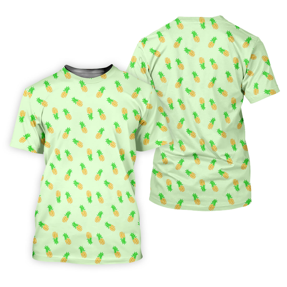 Pineapple Grenade Light Green Women Golf Top, Cool Golf Gift, Ladies Golf Shirts, Golfing Apparel