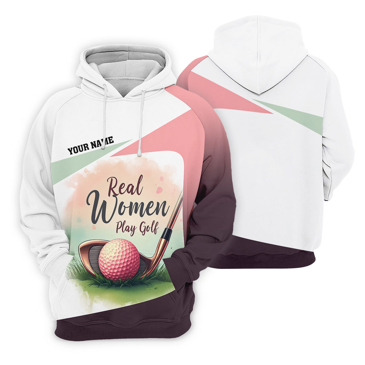 Real Women Play Golf Women Golf Top, Ladies Sleeveless Polo, Cool Golf Gift, Golfing Apparel