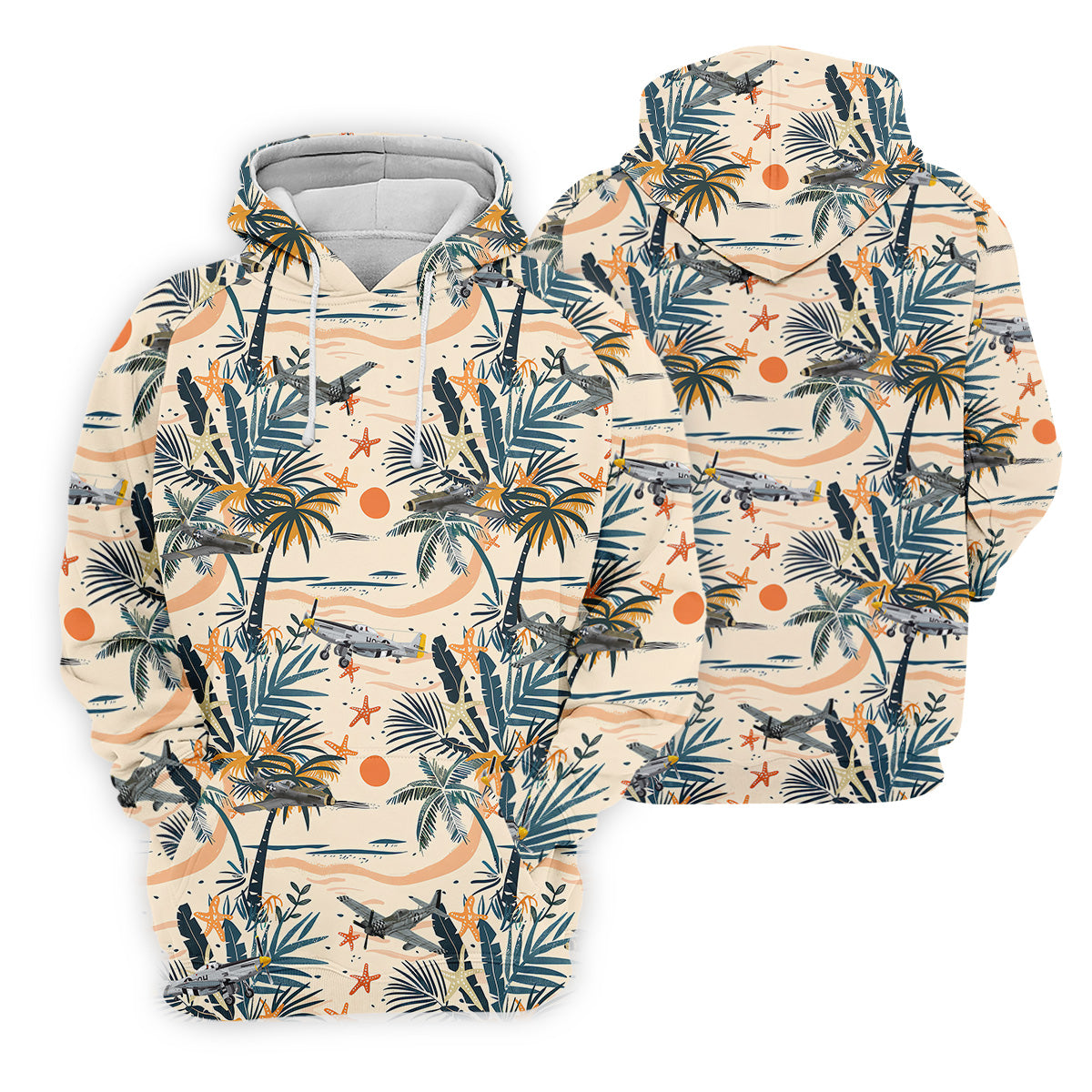 Beach Tropical Seamless Pattern Retro Golf Shirt, Ladies Sleeveless Polo, Ladies Golf Shirts