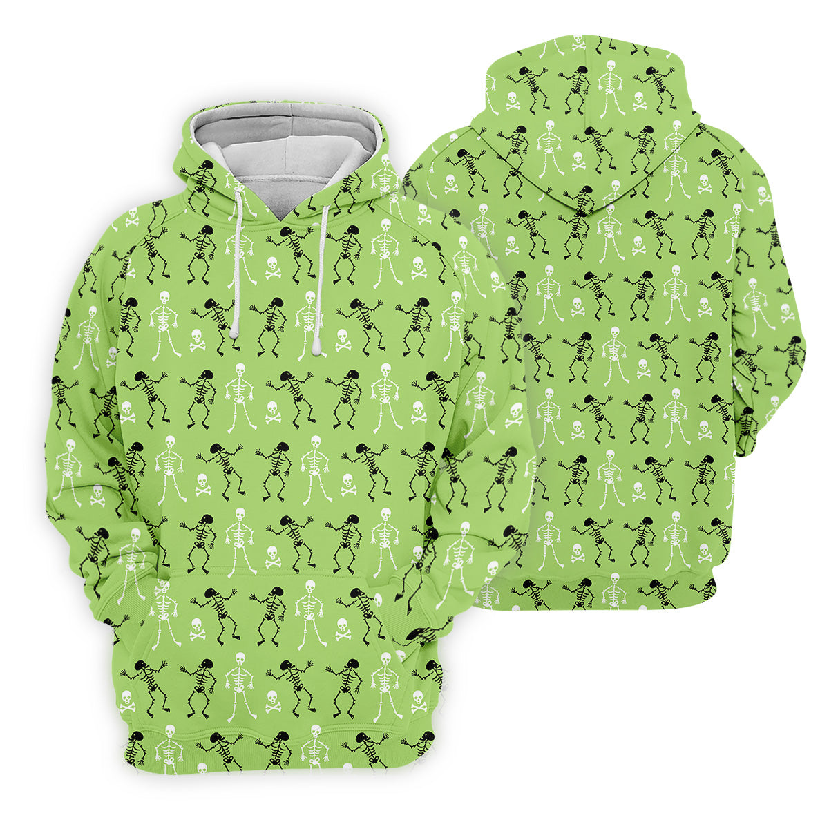 Funny Skeleton Shirt, Halloween Polo Shirt Short Sleeve Button Down, Green Golf Polo, Polo For Men