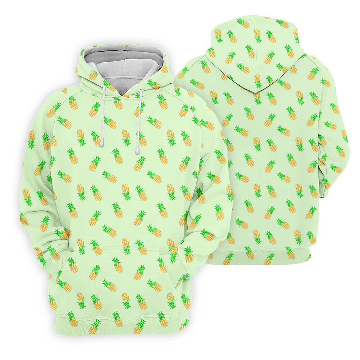 Pineapple Grenade Light Green Golf Tops For Men, Men Polo, Golf Gift For Men, Golfing Apparel