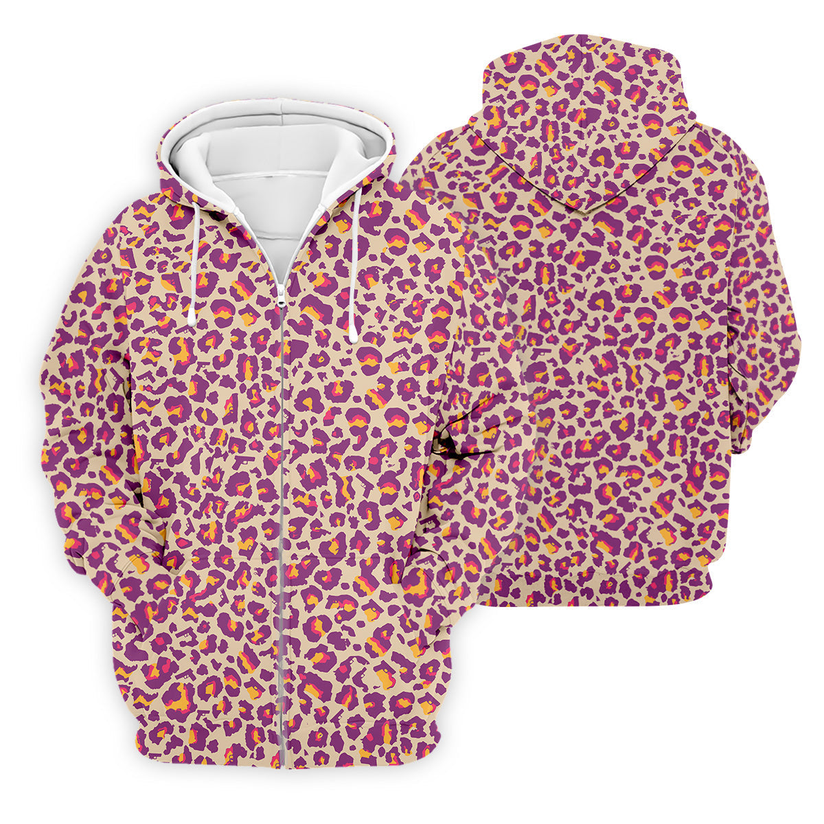 Pink Leopard Golf Tops For Men, Golf Gift For Men, Golf Shirts For Men, Golfing Apparel