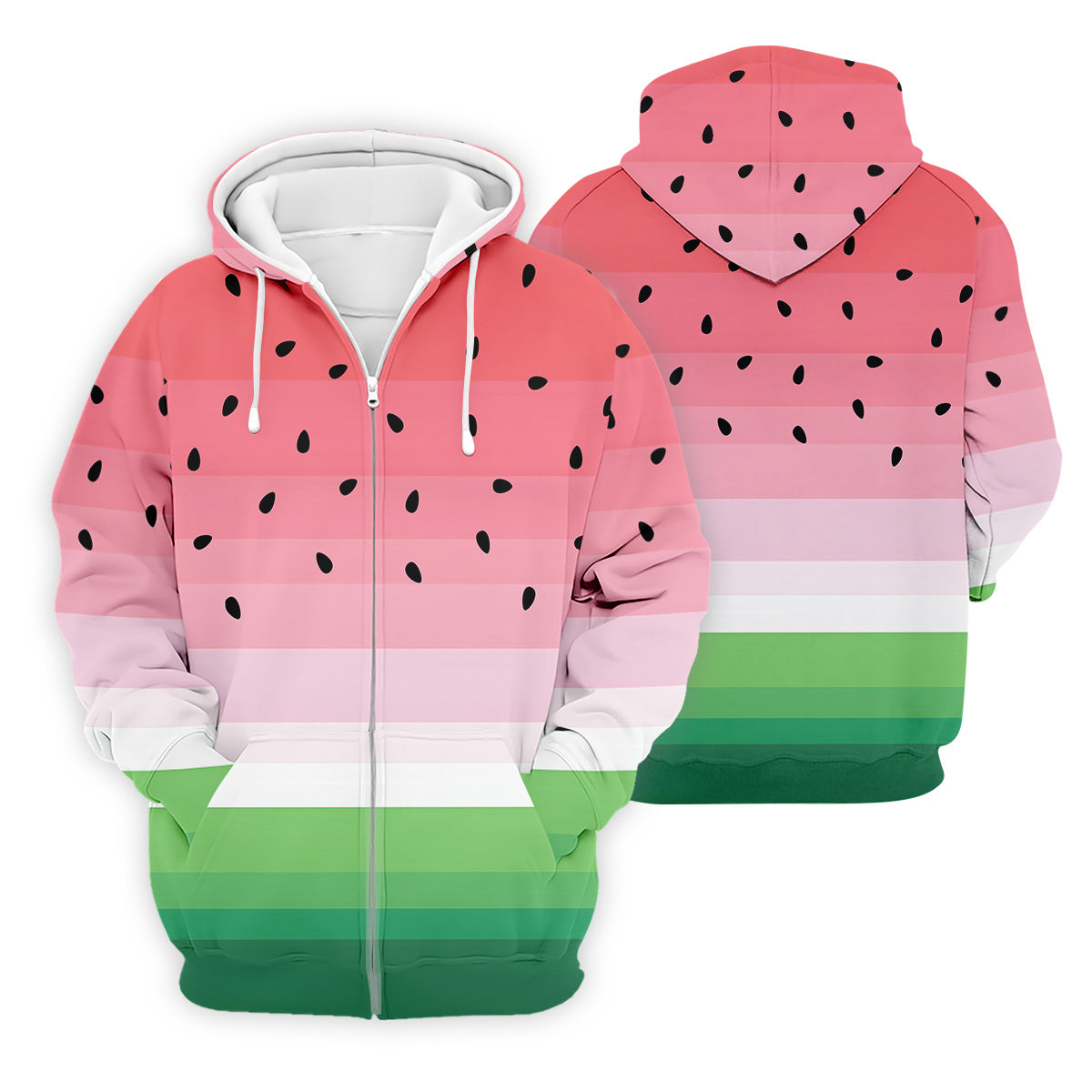 Watermelon Summer Mens Golf Polo Shirt Pink Golf Shirt, Unique Gift For Golfer, Golfing Apparel