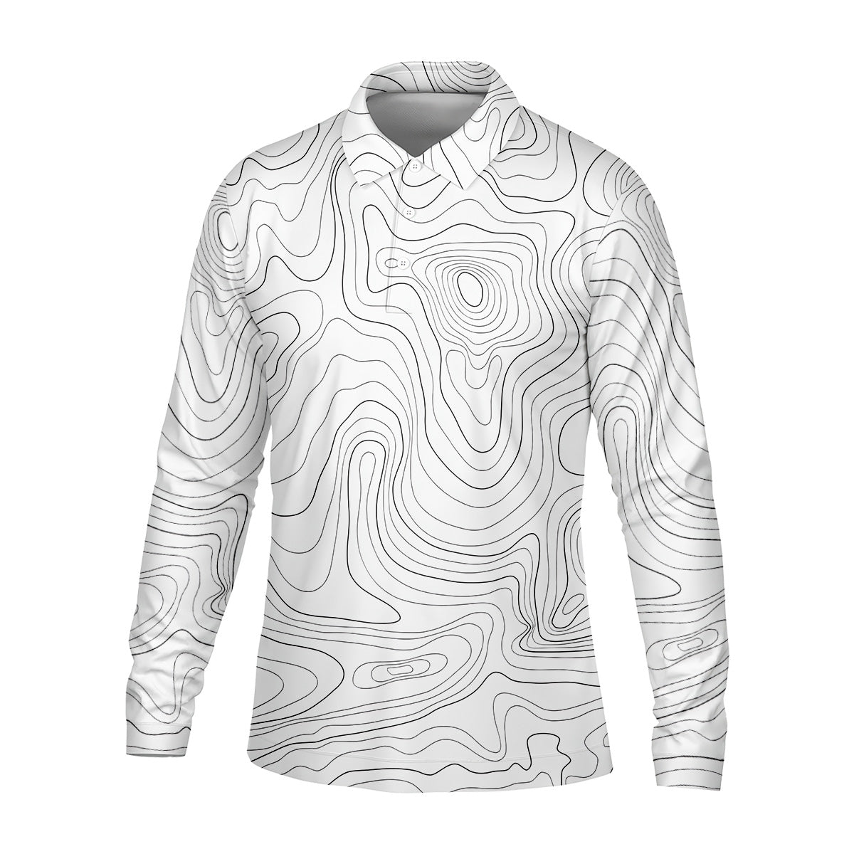 White Topo Mens Golf Polo Shirt Mens White Polo, Golf Gift For Men, Golfing Apparel
