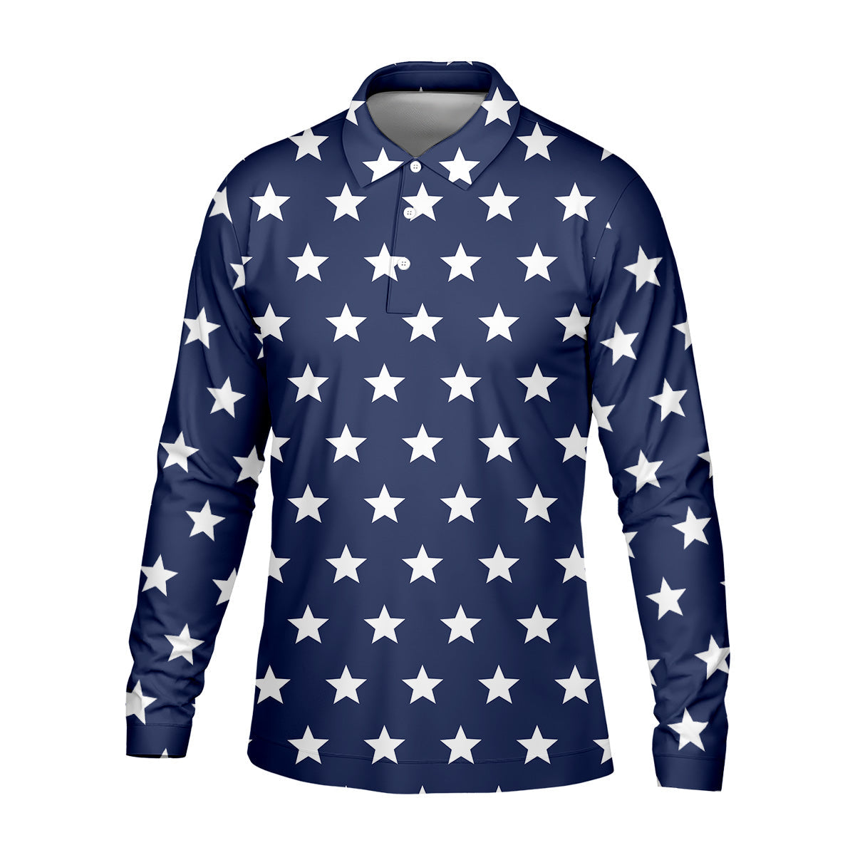 Star Spangled Men Polo, Mens Golf Polo Shirt Golf Accessories For Men, Golf Gift For Men