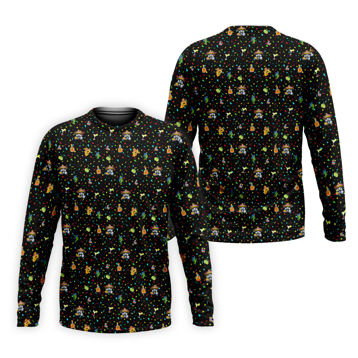 Fairway Fiesta Black Golf Polo ShirtFun Golf Shirts For Men, Polo ShirtFor Men, Golfing Apparel