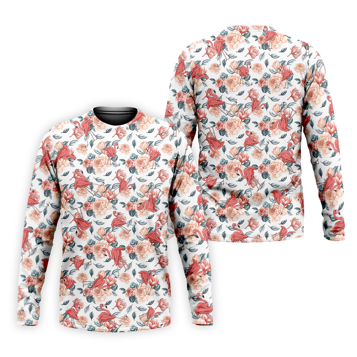 Floral Golf Shirt With Funny Flaming, Cute Golf Outfit, Mens Golf Polo Shirt Men Sweatshirt, Golfing Apparel
