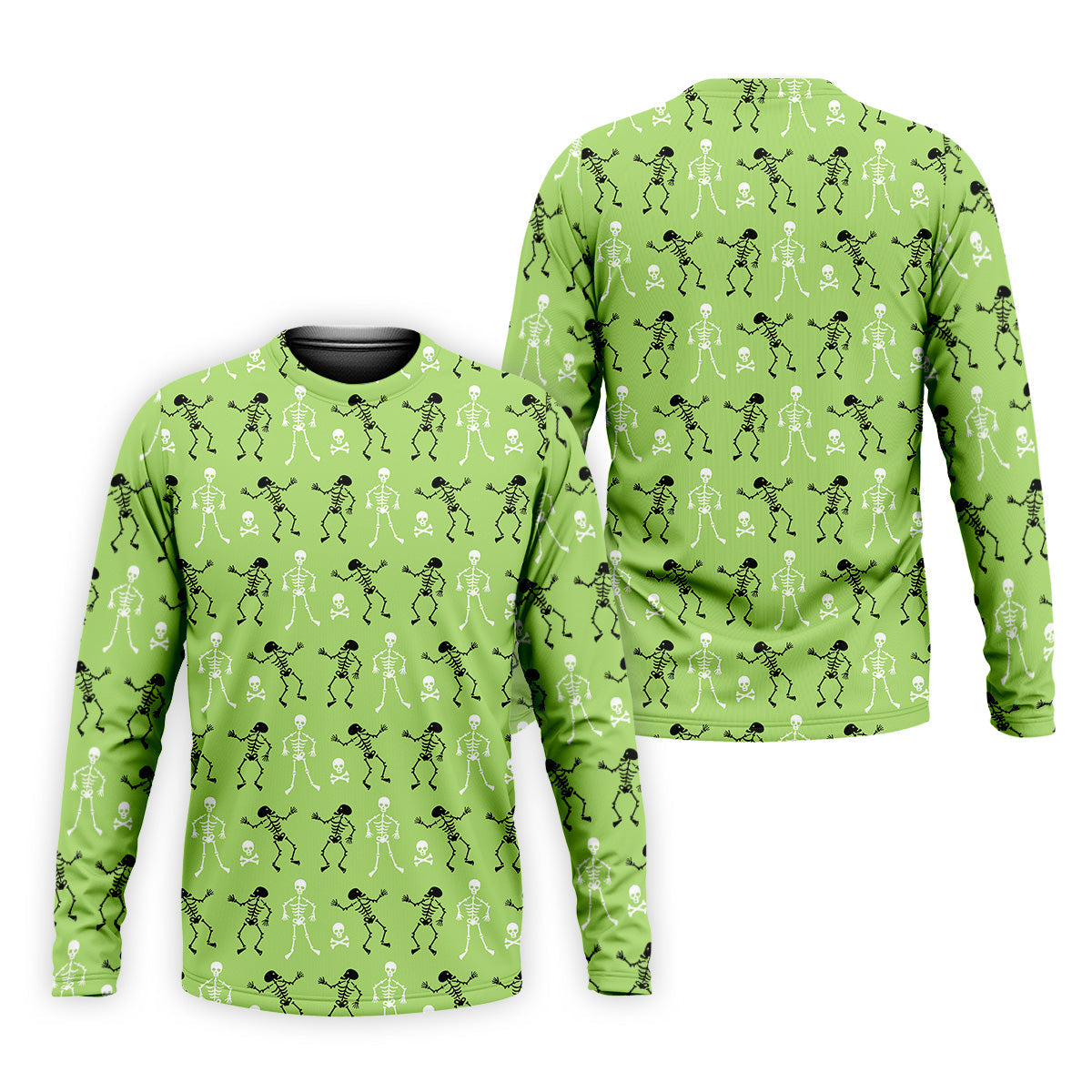 Funny Skeleton Shirt, Halloween Polo Shirt Short Sleeve Button Down, Green Golf Polo, Polo For Men