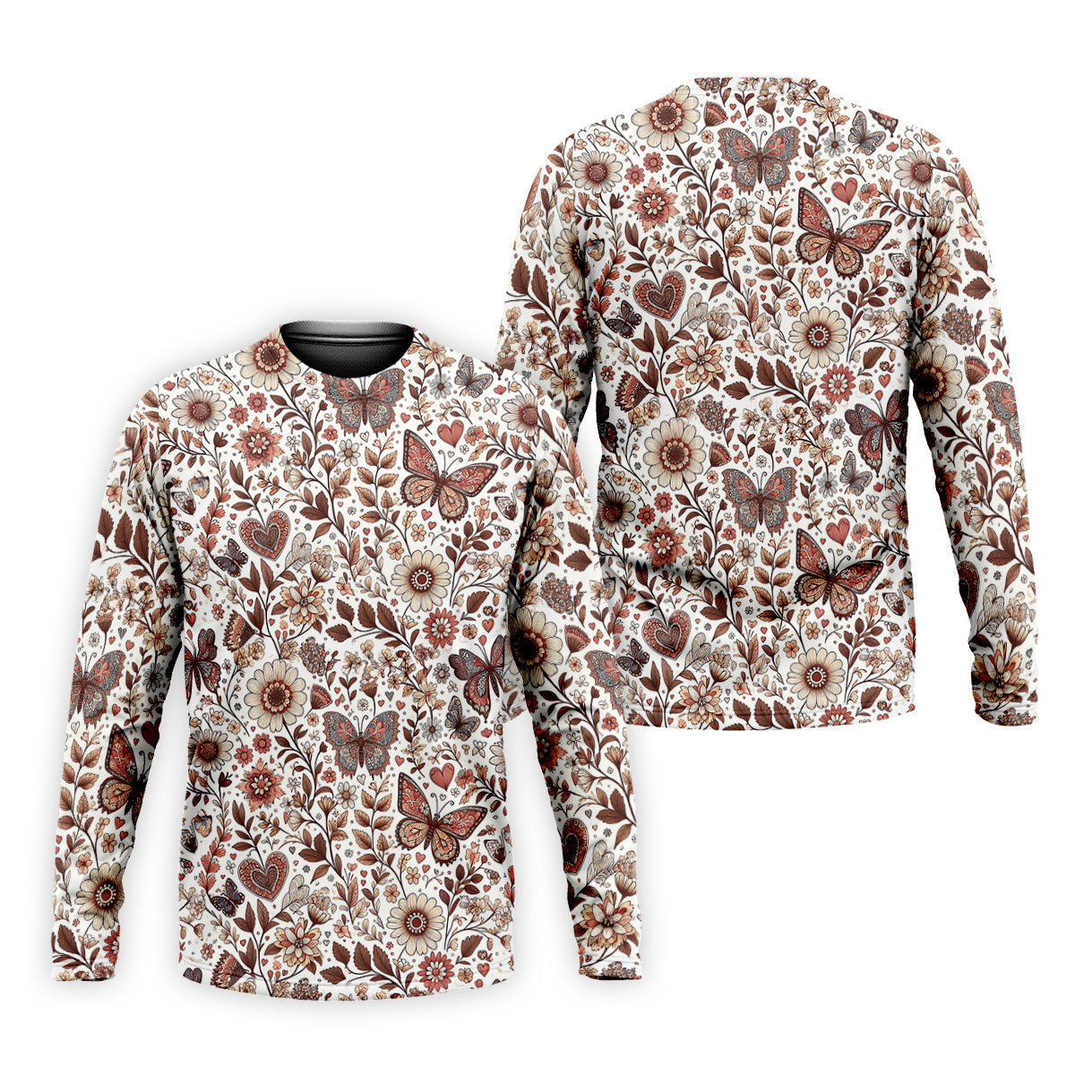 Spring Butterfly Golf Tops For Men, Retro Golf Shirt, Polo Shirtor Men, Golfing Apparel