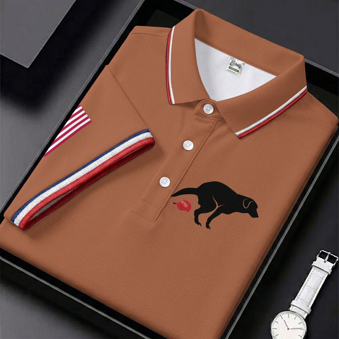 Funny Sarcastic Dog 250 Years Patriotic Golf Shirt, Golf Shirts For Men, 4th Of July Golf Shirt