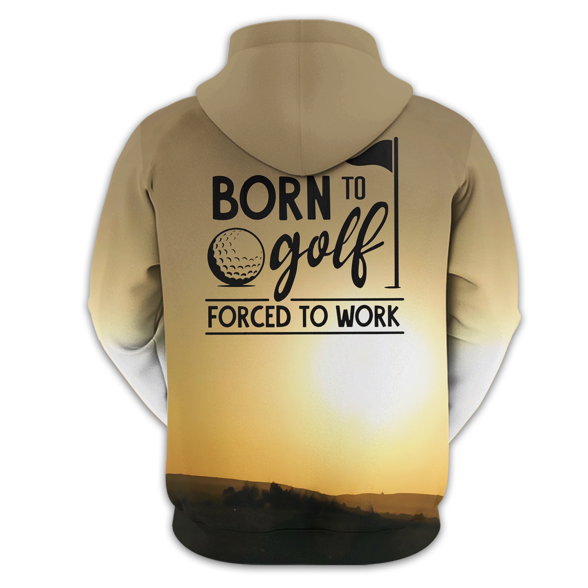 Born To Golf Forced To Work Custom Golf Polo ShirtGolf Shirt, Gift For Golfers