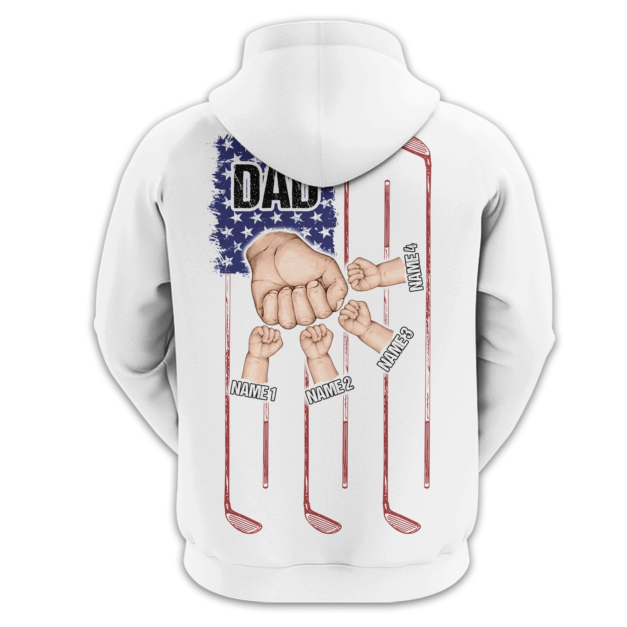 Best Dad By Par Custom Golf Polo ShirtGift For Golfers, Golf Gift For Men