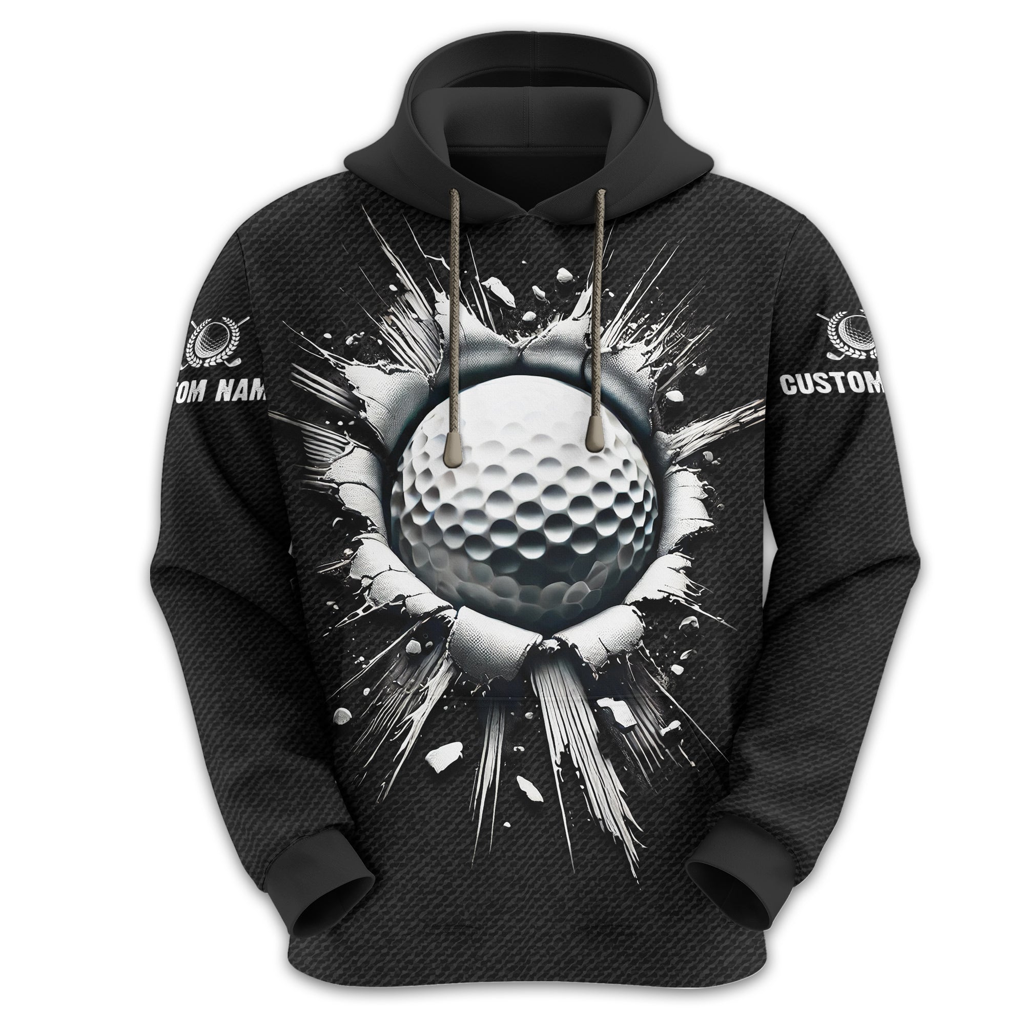 Personalized Black Golf Polo ShirtGolf Shirt, Gift For Golfers