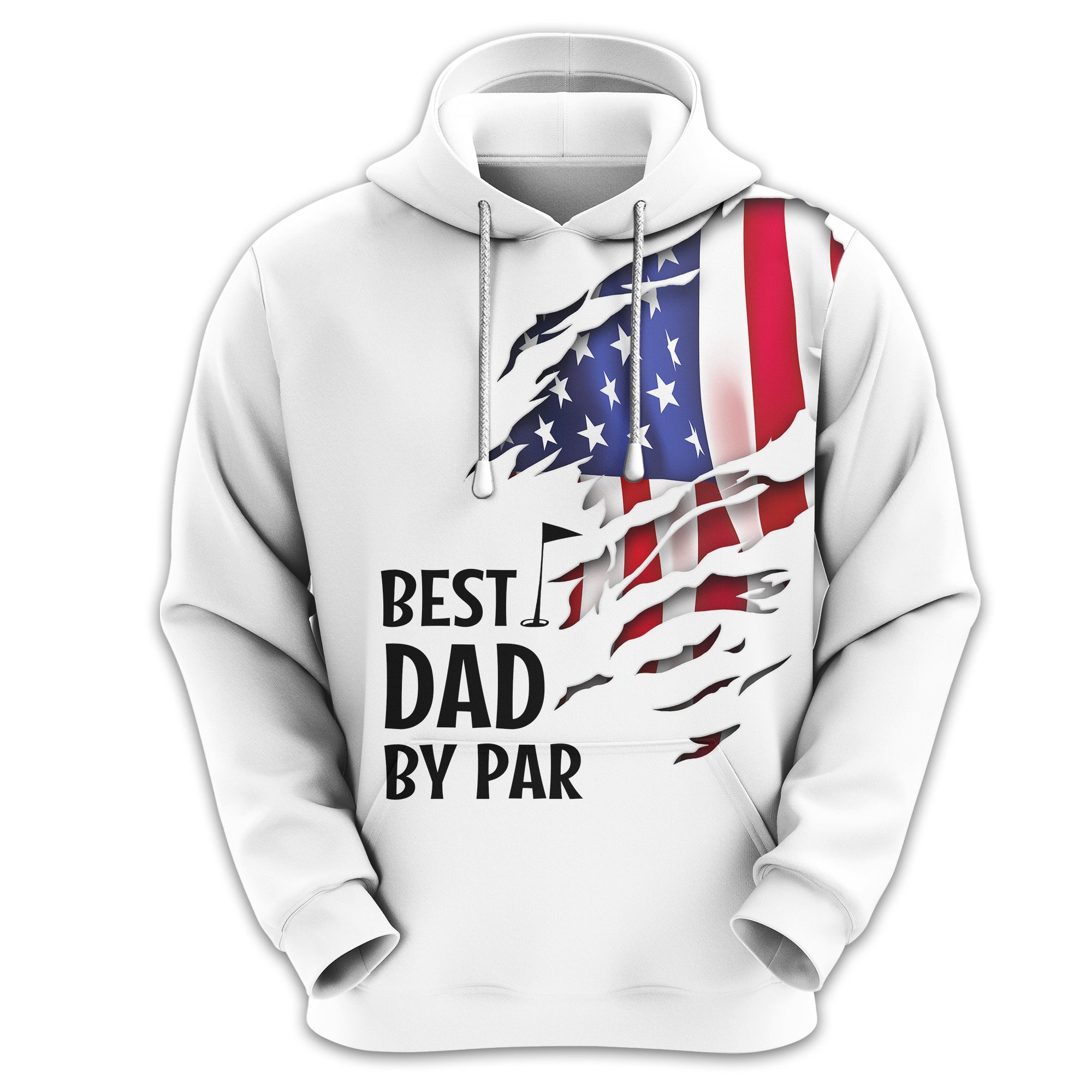 Best Dad By Par Custom Golf Polo ShirtGift For Golfers, Golf Gift For Men