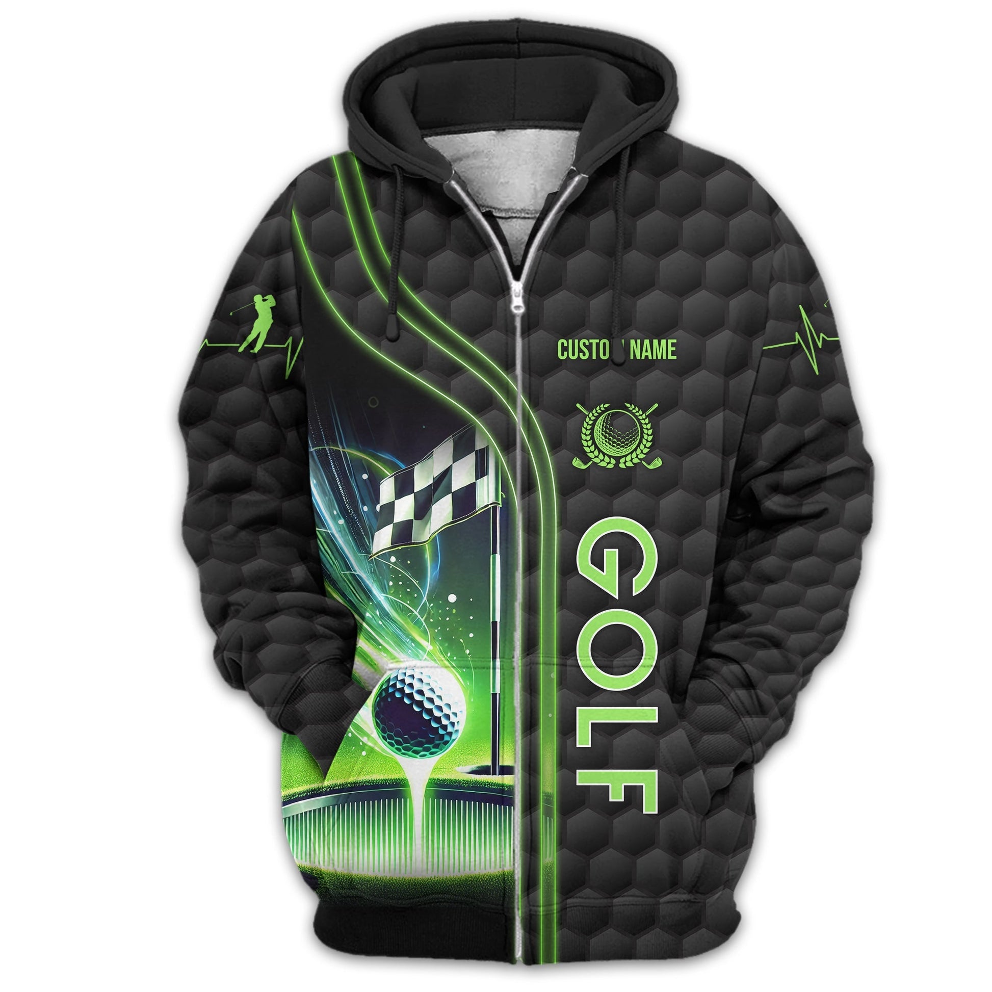 I Hate Golf Nice Shot I Love Golf, Personalized Golf Shirt, Unique Gift For Golfer, Funny Golf Polo Shirt