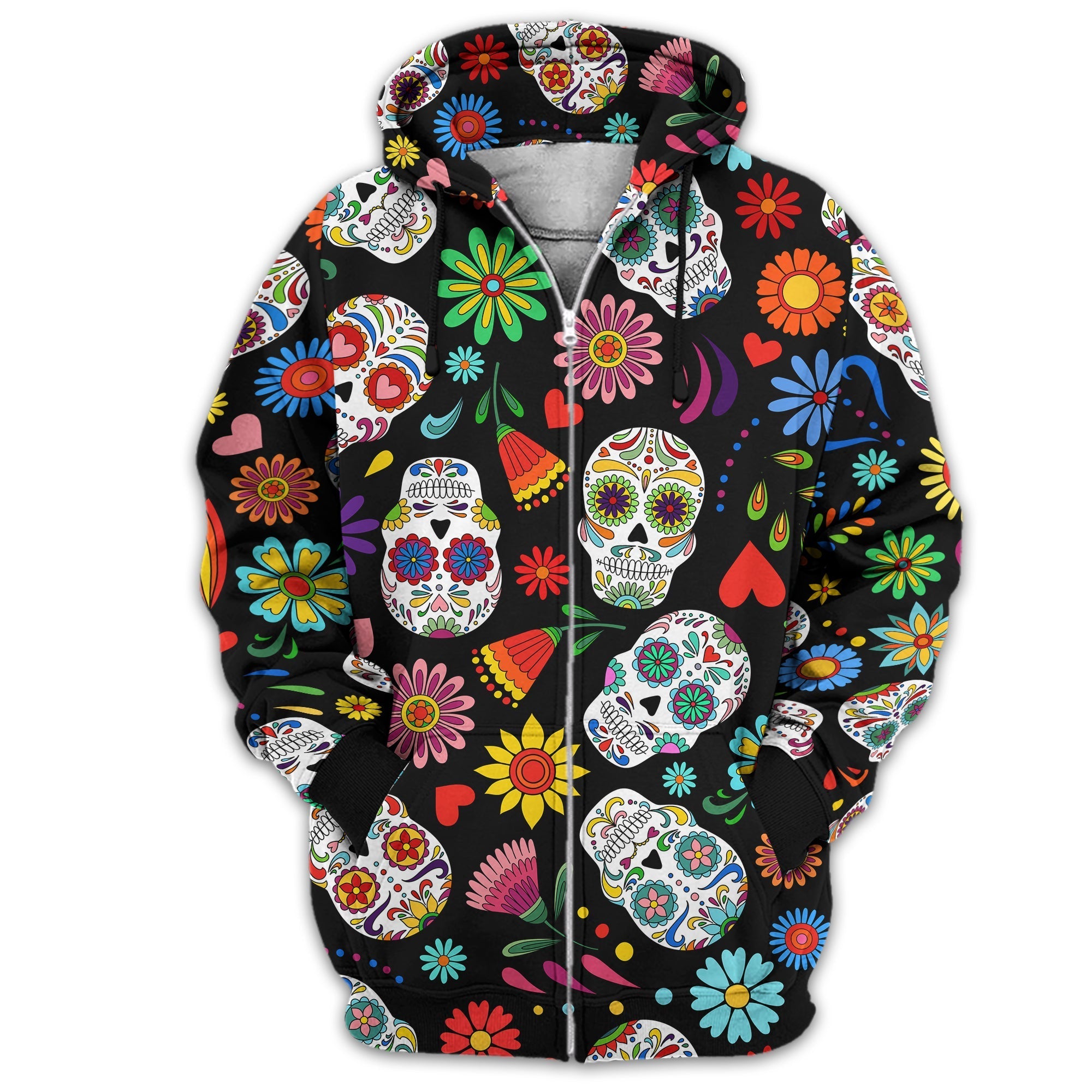 Fiesta Feeling Skull Men's Golf Polo ShirtFunny Golf Shirt, Gift For Golfers