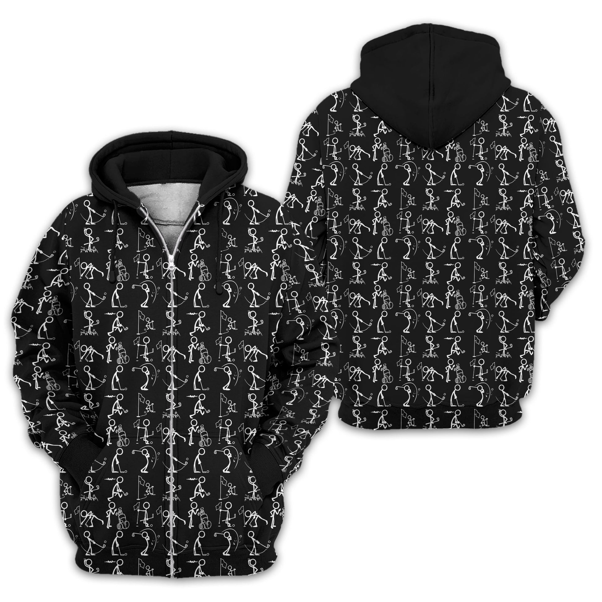 Black Golf Polo ShirtFunny Golf Shirt, Gift For Golfers