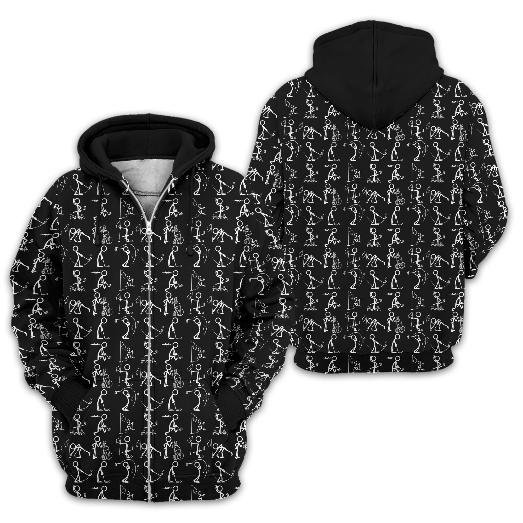 Black Golf Polo ShirtFunny Golf Shirt, Gift For Golfers