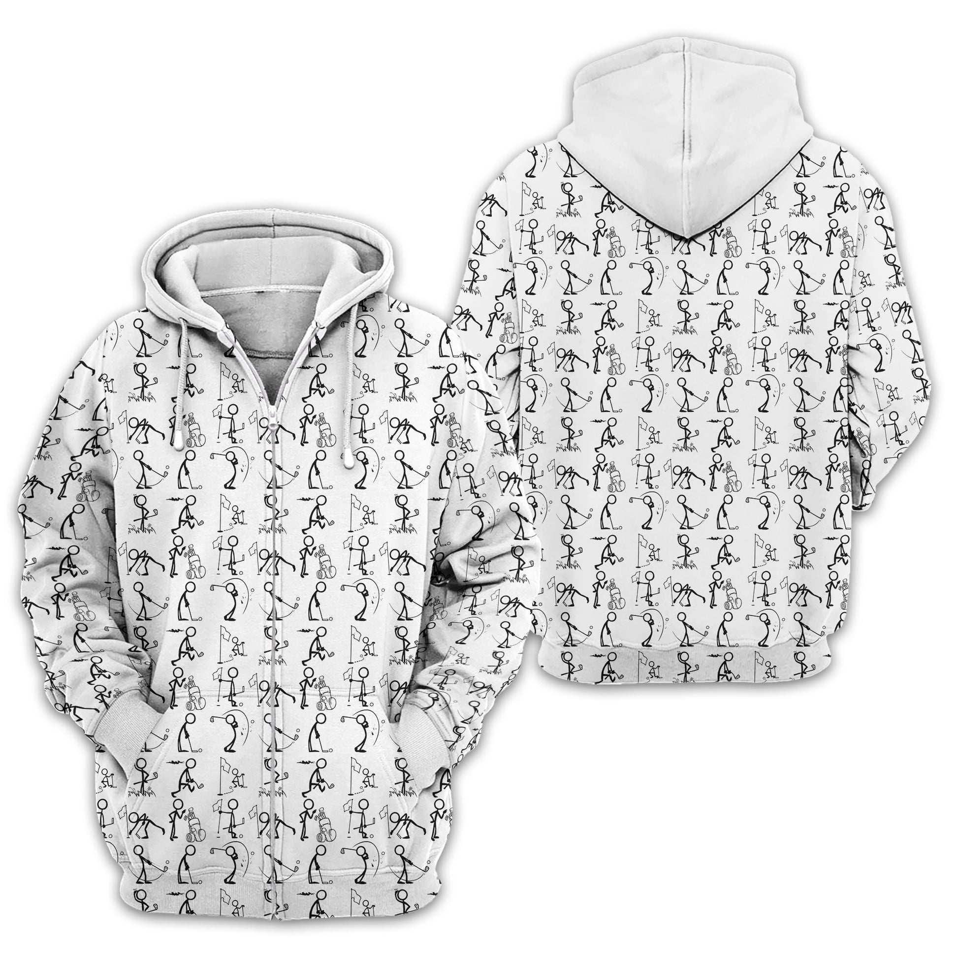 White Golf Polo ShirtFunny Golf Shirt, Gift For Golfers