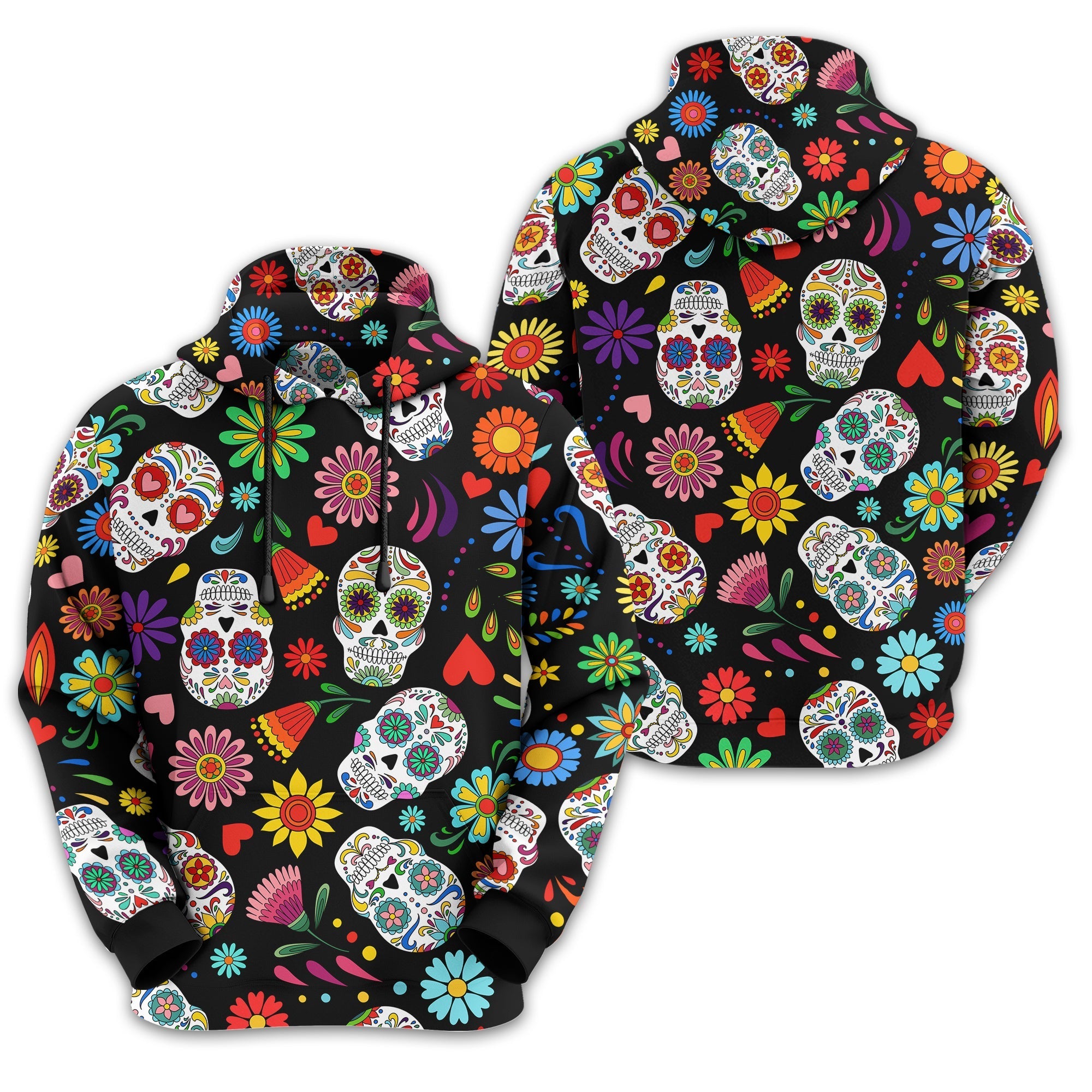 Fiesta Feeling Skull Men's Golf Polo ShirtFunny Golf Shirt, Gift For Golfers