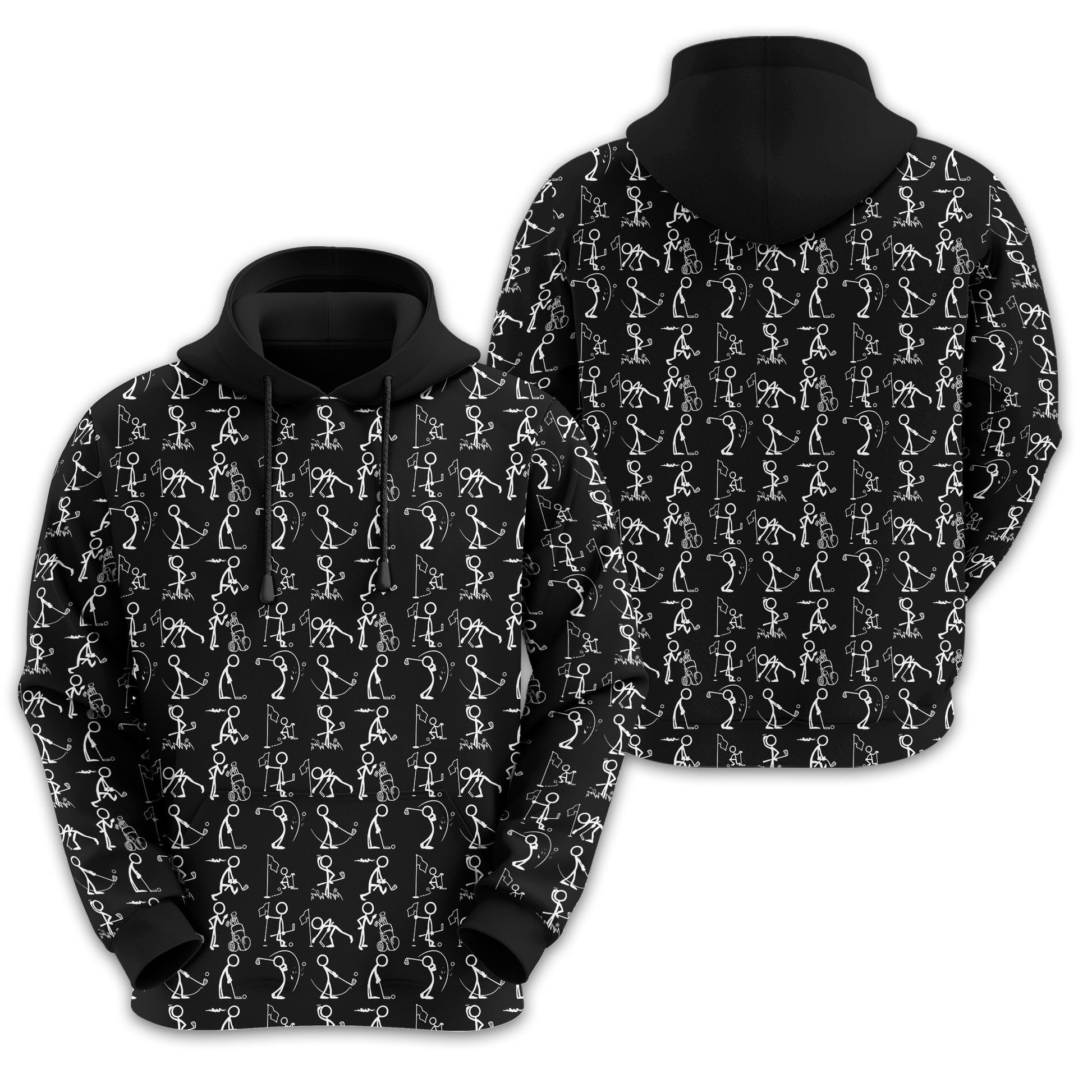 Black Golf Polo ShirtFunny Golf Shirt, Gift For Golfers