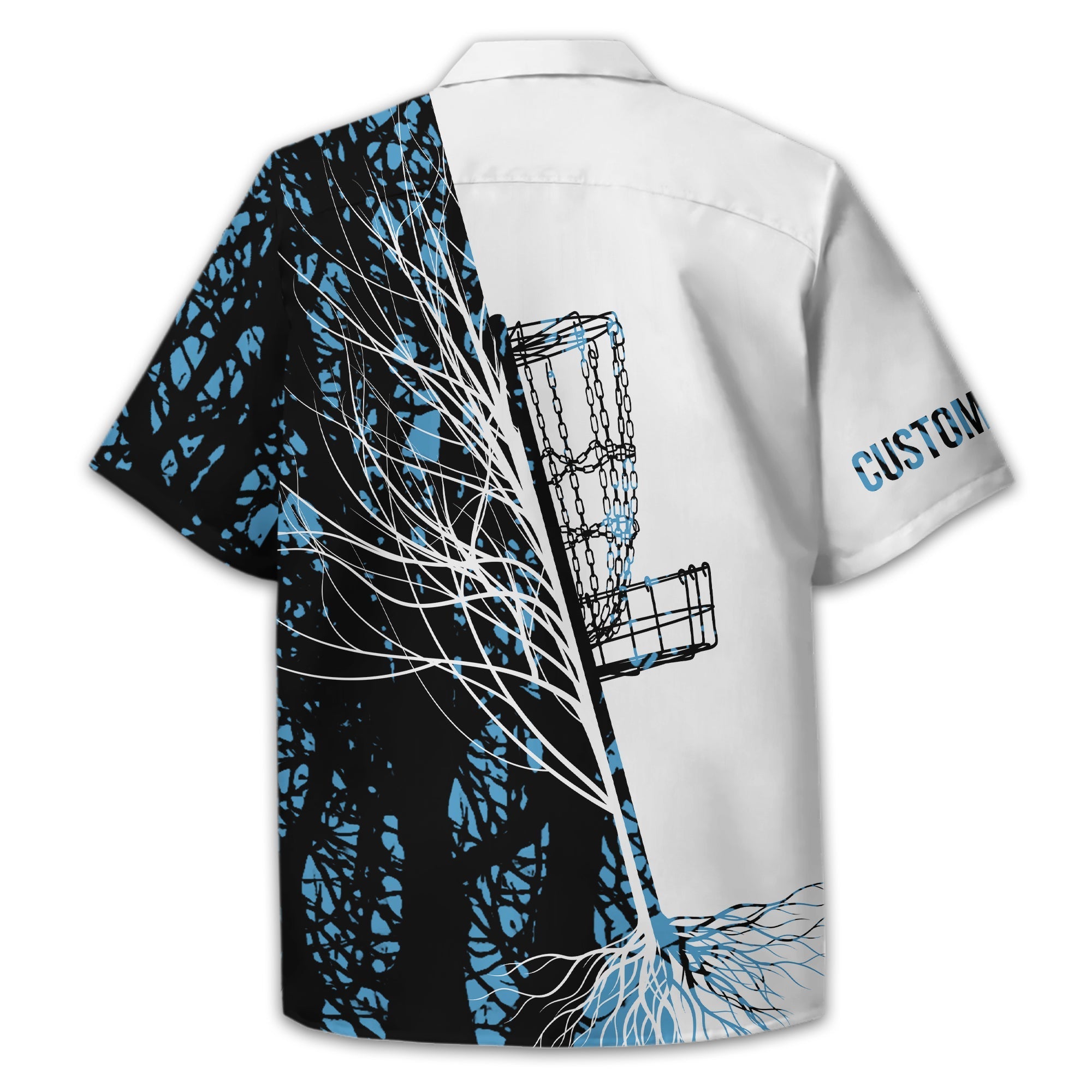 Personalized Tree And Basket Golf Polo ShirtGift For Golfers, Golf Gift For Men