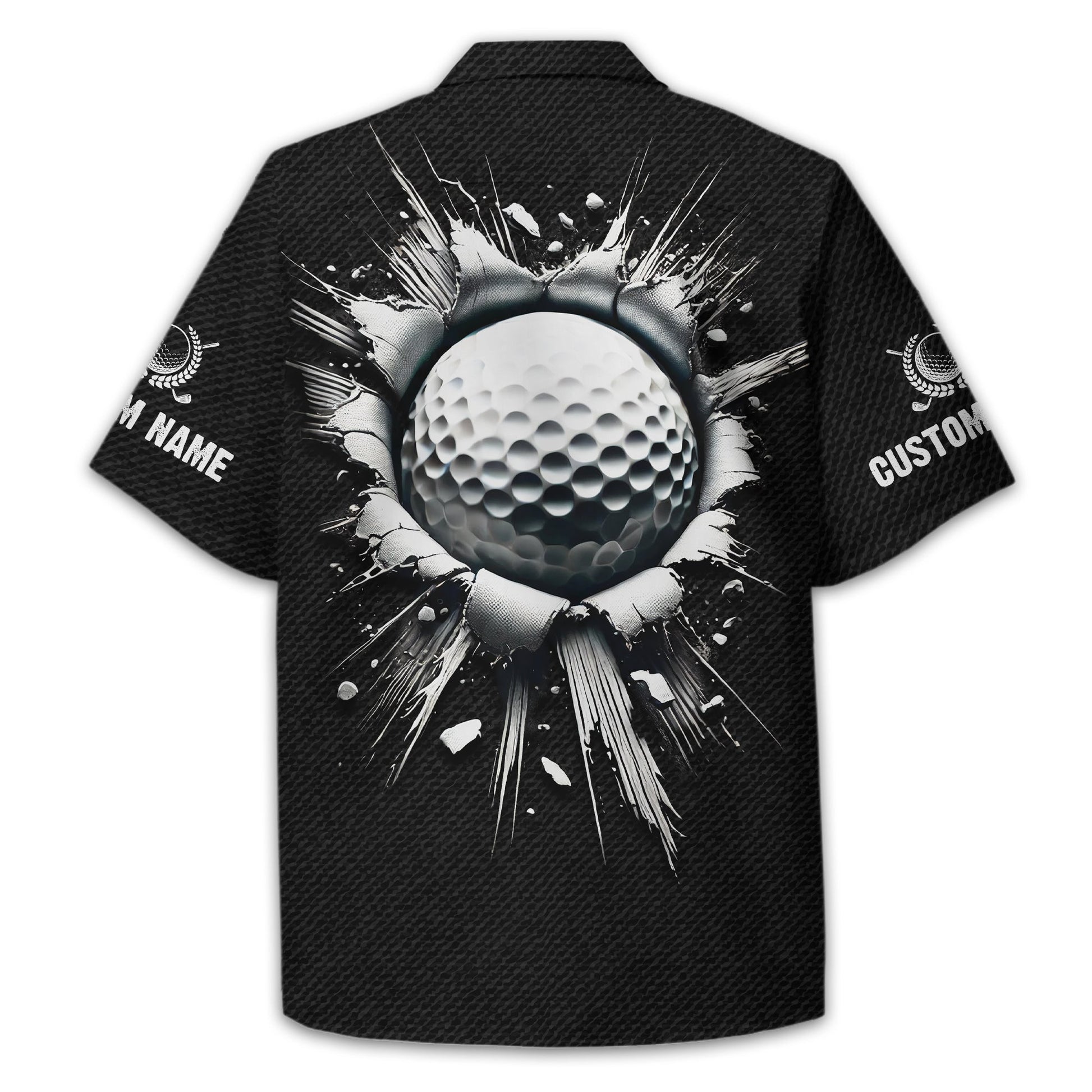 Personalized Black Golf Polo ShirtGolf Shirt, Gift For Golfers