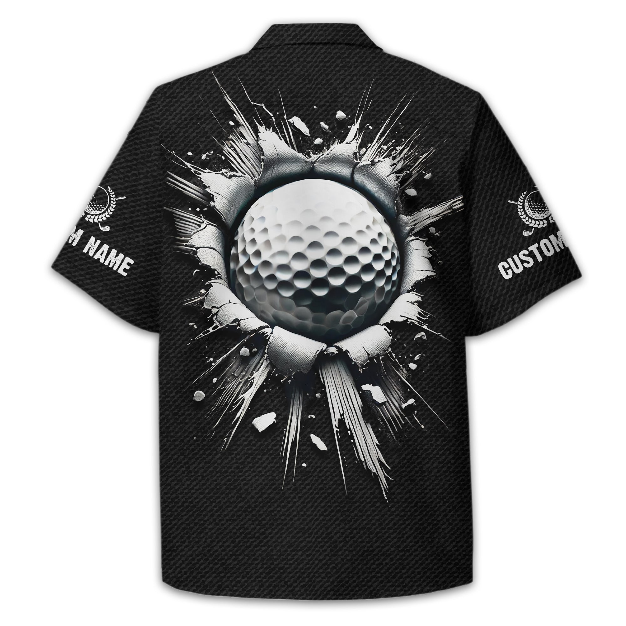 Personalized Black Golf Polo ShirtGolf Shirt, Gift For Golfers