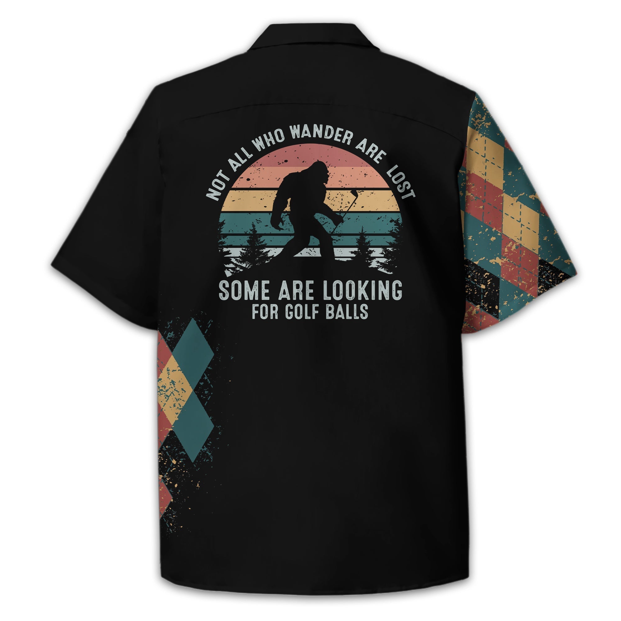 Not All Who Wander Are Lost Personalized Golf Polo ShirtGolf Shirt For Men, Gift For Golfers