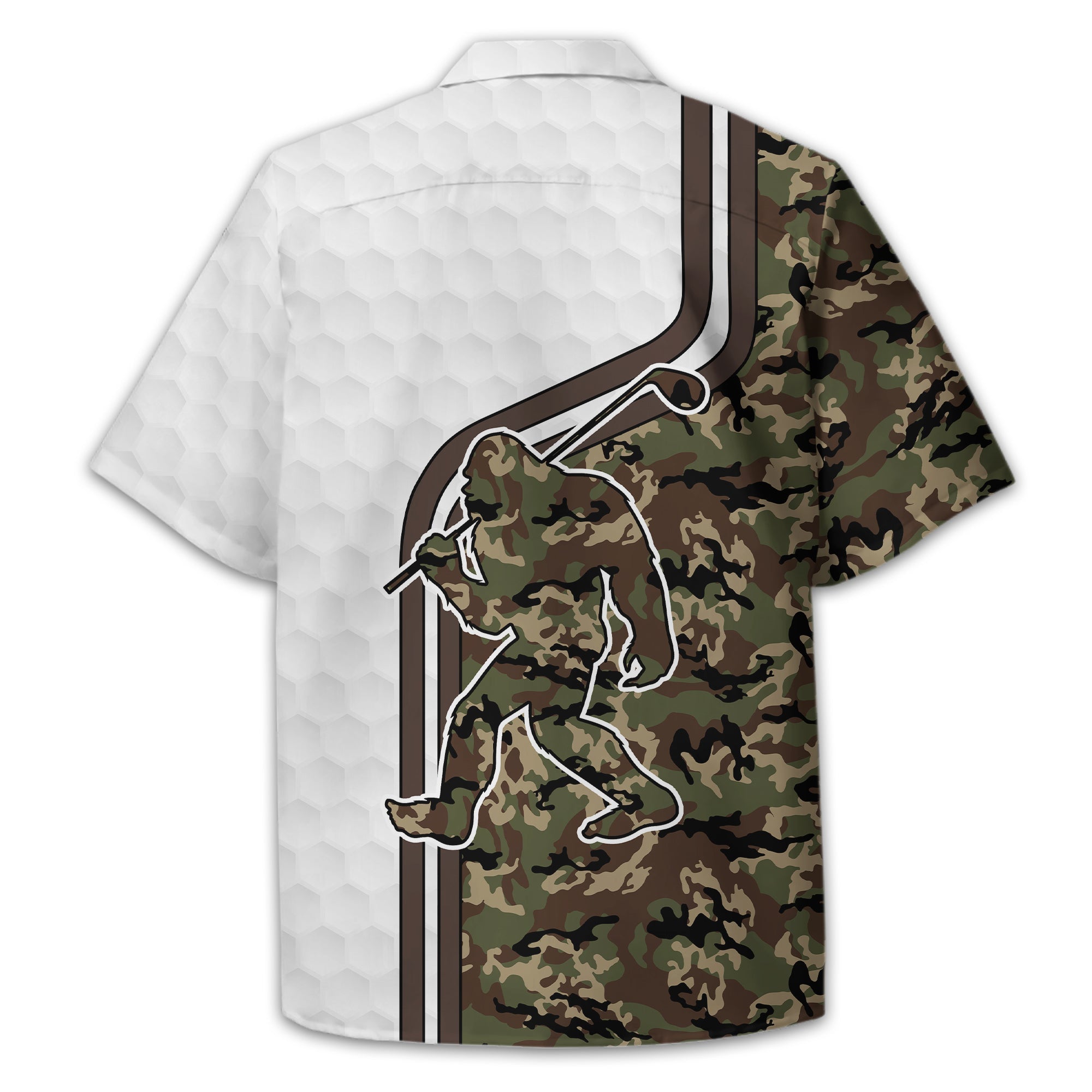 Funny Bigfoot Custom Golf Polo ShirtGolf Shirt For Men, Gift For Golfers