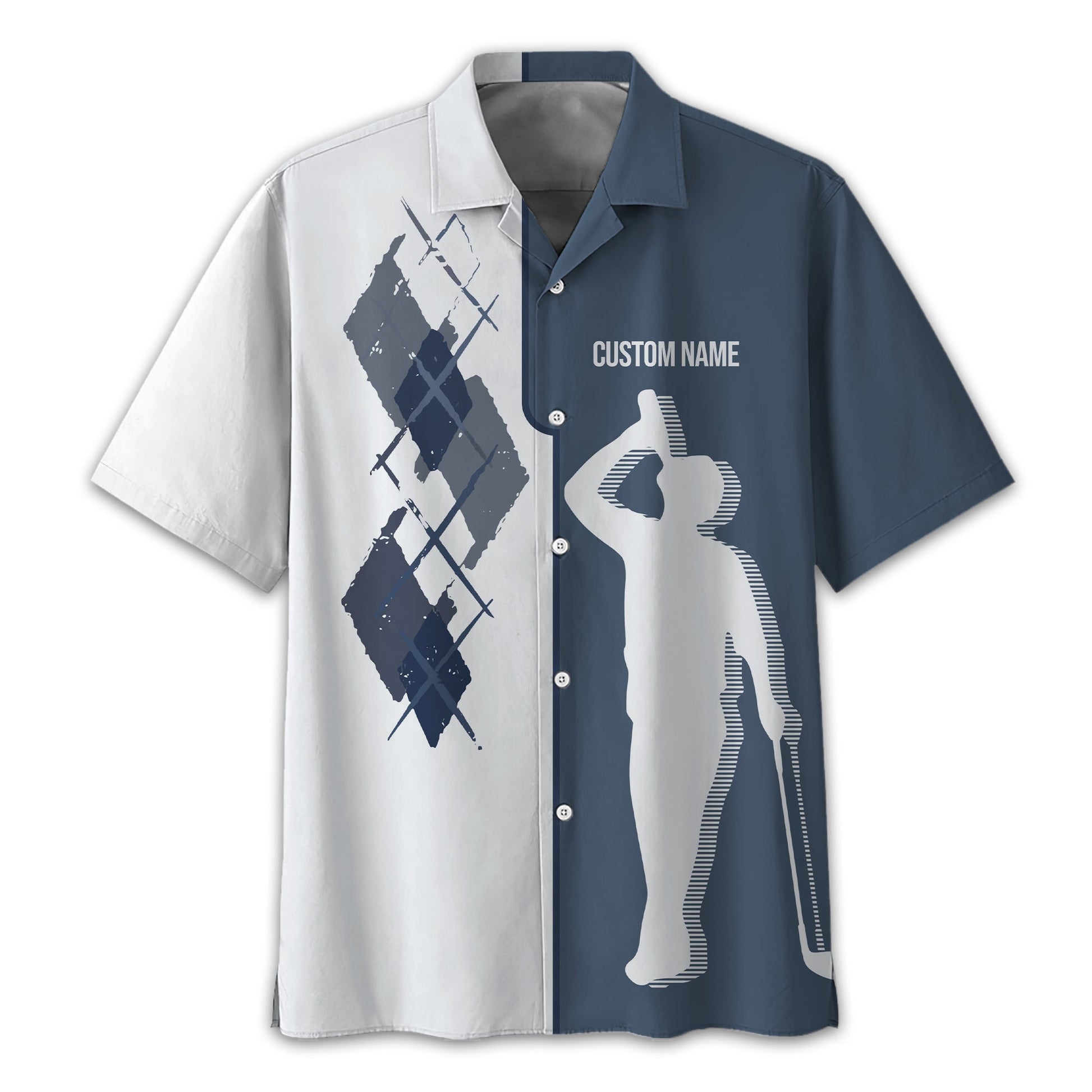 Swing Swear Drink Repeat Personalized Golf Polo ShirtGolf Shirt For Men, Gift For Golfers