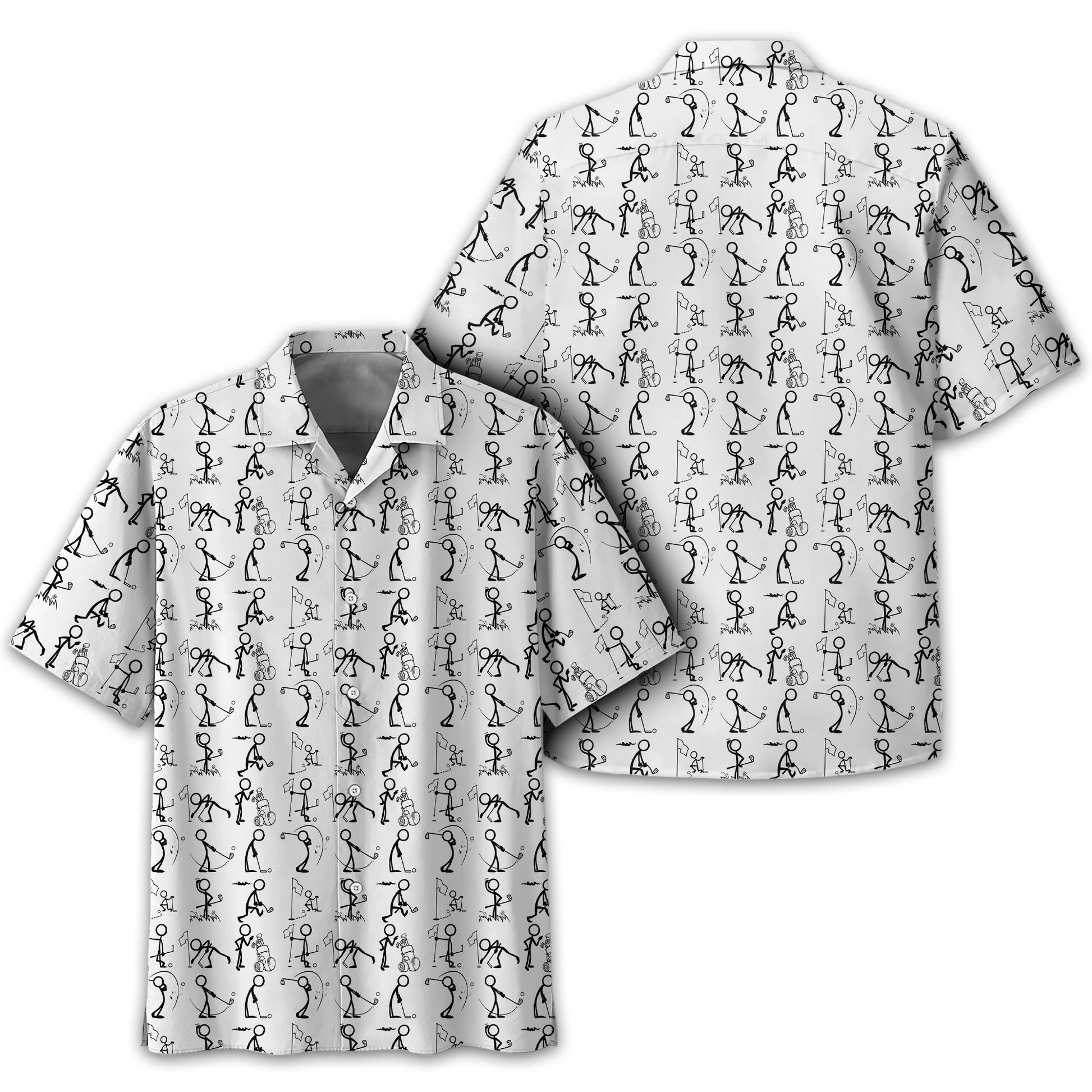 White Golf Polo ShirtFunny Golf Shirt, Gift For Golfers