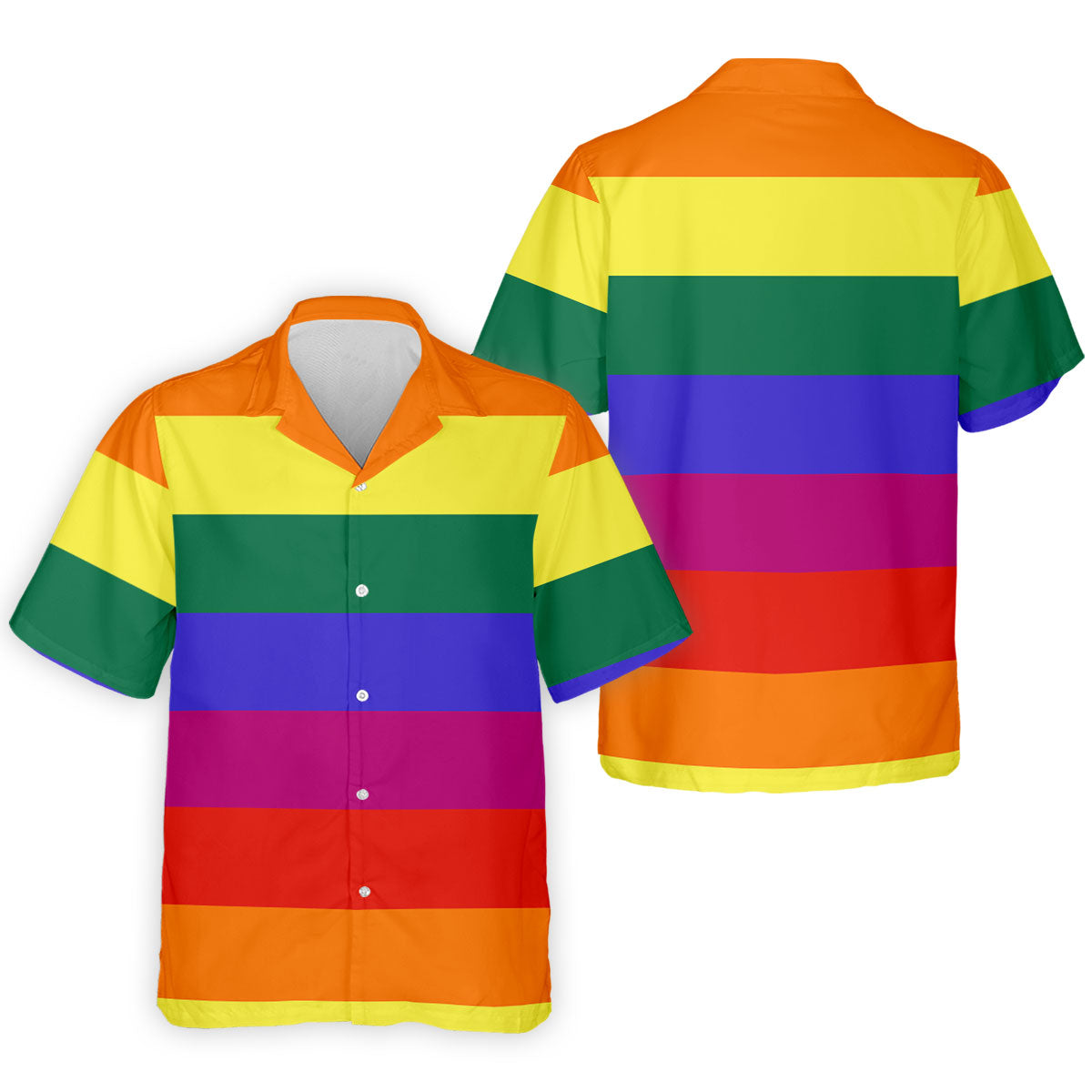 LGBT Rainbow Pride Month Celebrate Golf Tops For Men, Pride Colors Golf Shirts For Men