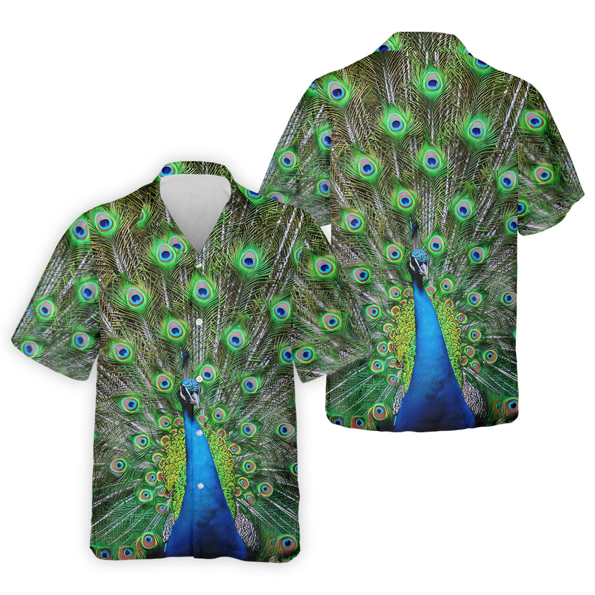 The Peacock Unique Golf Shirt, Golf Tops For Men, Golf Shirts For Men, Polo ShirtFor Men