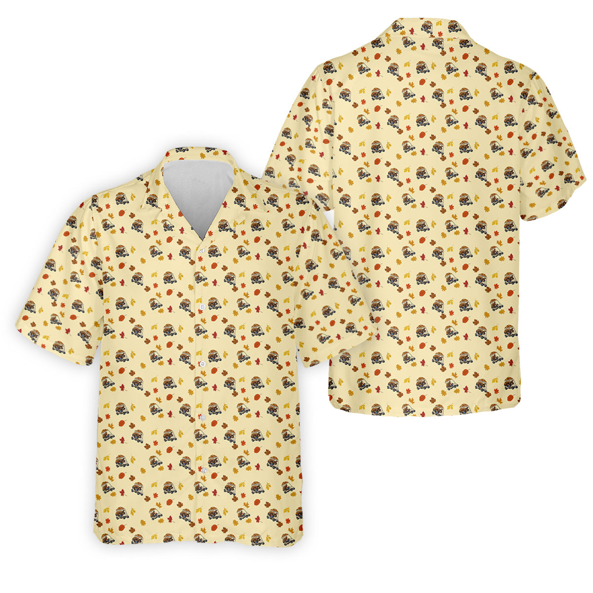 Thanksgiving Turkey Golf Cart Golf Polo Shirto ShirtFor Men, Cool Golf Gift, Golfing Apparel