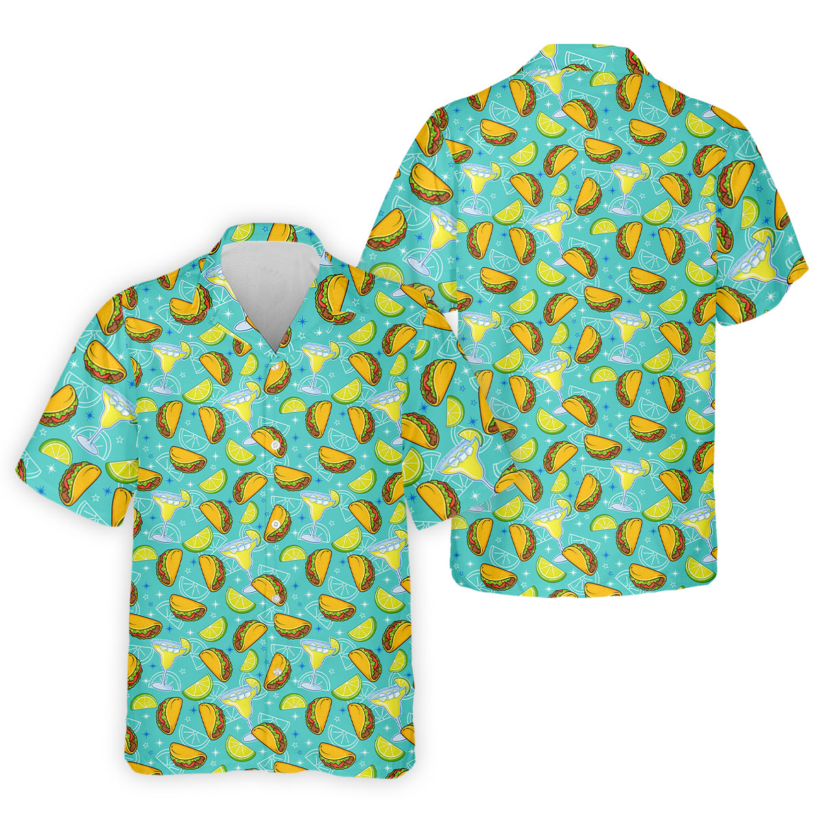 Cocktail Margarita Taco Men's Polo Shirtinco De Mayo Celebration Fiesta Golf Shirt For Men
