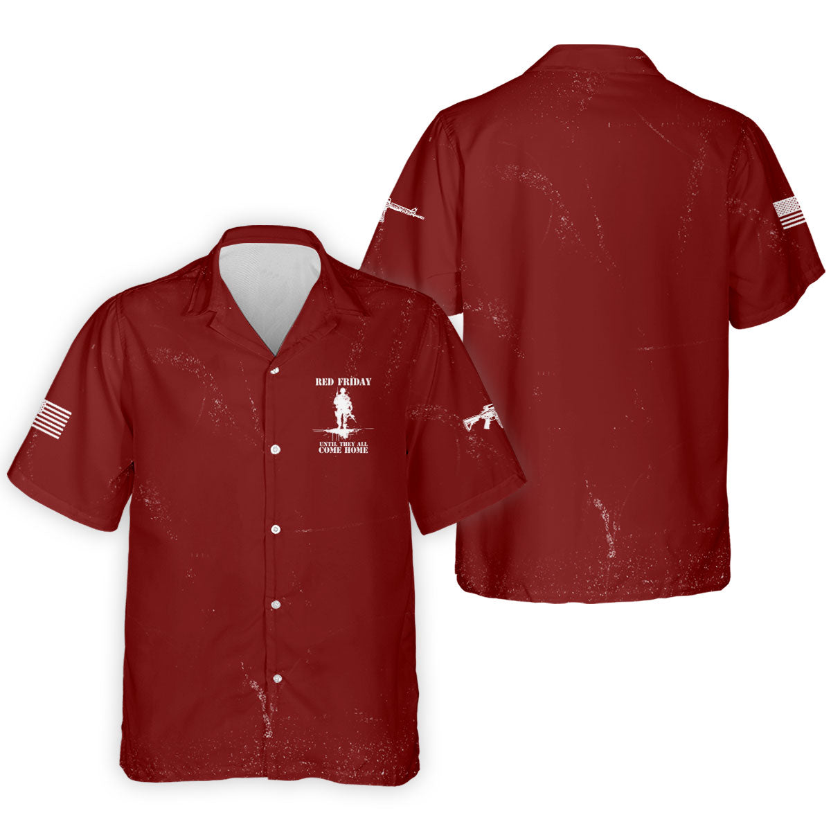 RED Friday Untill They All Come Home Red Golf Shirt, Veteran Memorial 250 Years Polo Shirtor Men