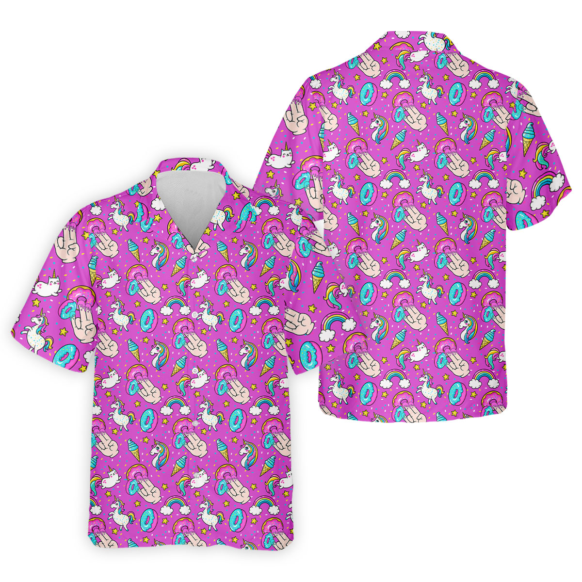 Funny Donut Fingers Pink Adult Humor Mens Golf Shirts, Polo ShirtFor Men, Valentines Golf Gift