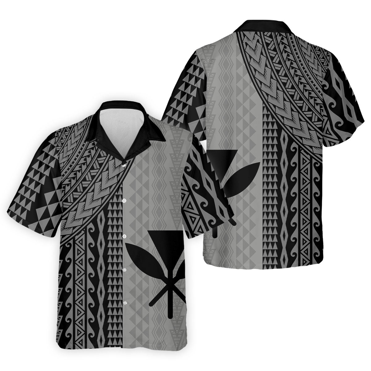 Polynesian Tribal Pattern Vintage Golf Shirt, Hawaiian Golf Shirt, Polo Shirtor Men