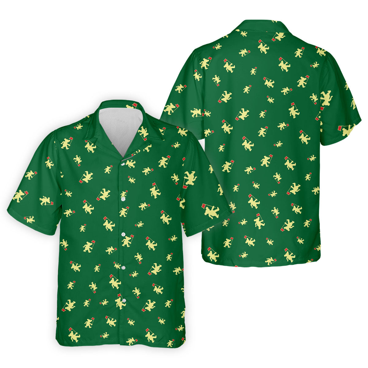 Dancing Bear Golf Tournament Shirt, Golf Shirts For Men, Polo Shirt Men, Golf Gift For Men
