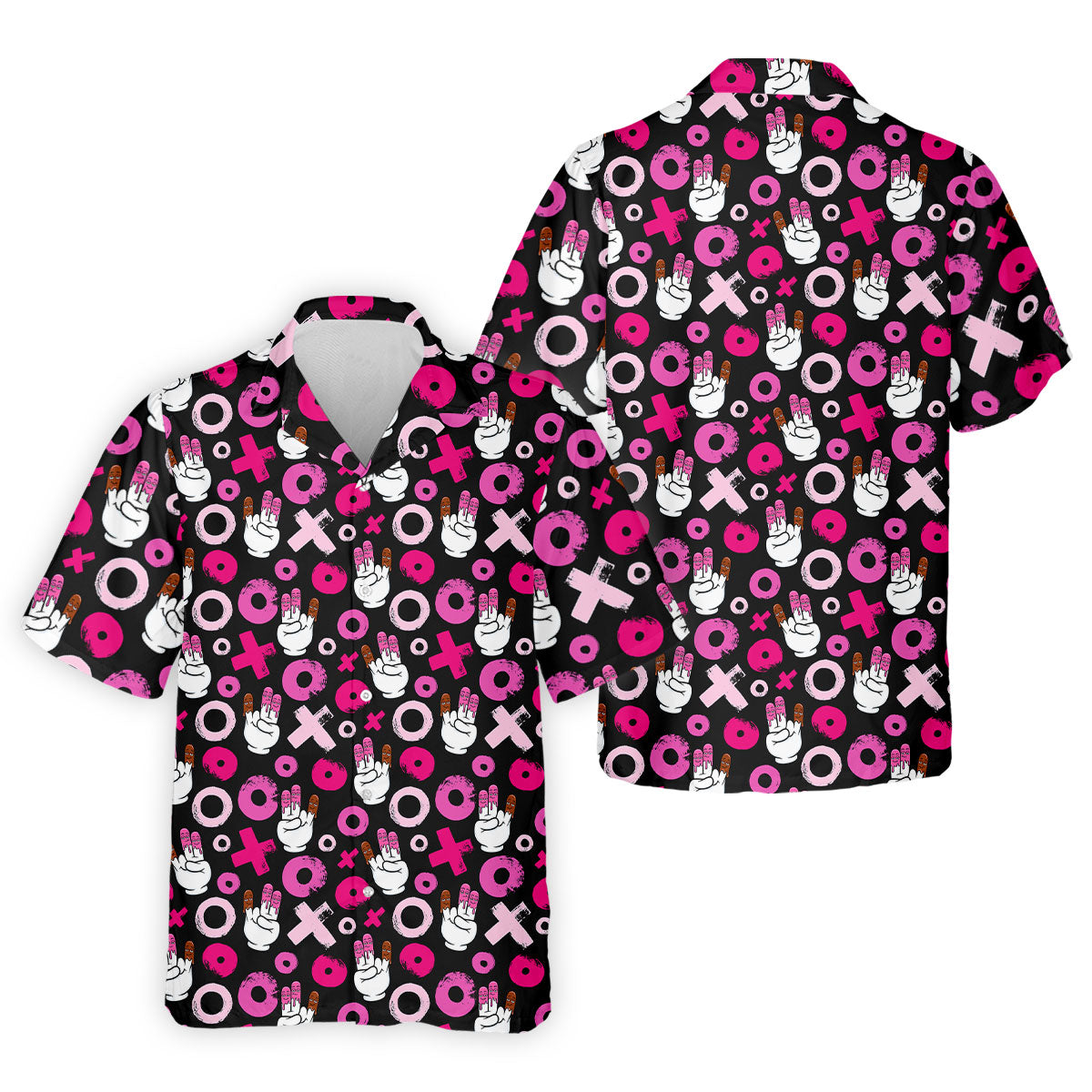Chocolate Fingers Adult Humor XOXO Fun Golf Shirts For Men, Valentines Golf Gift, Polo ShirtFor Men