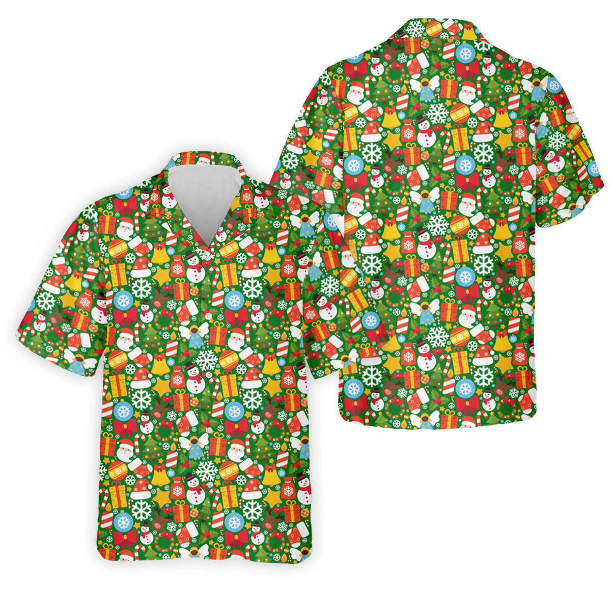 Festive Christmas Green Golf Shirt, Christmas Golf Shirt, Polo ShirtFor Men, Golf Gift For Men, Golfing Apparel