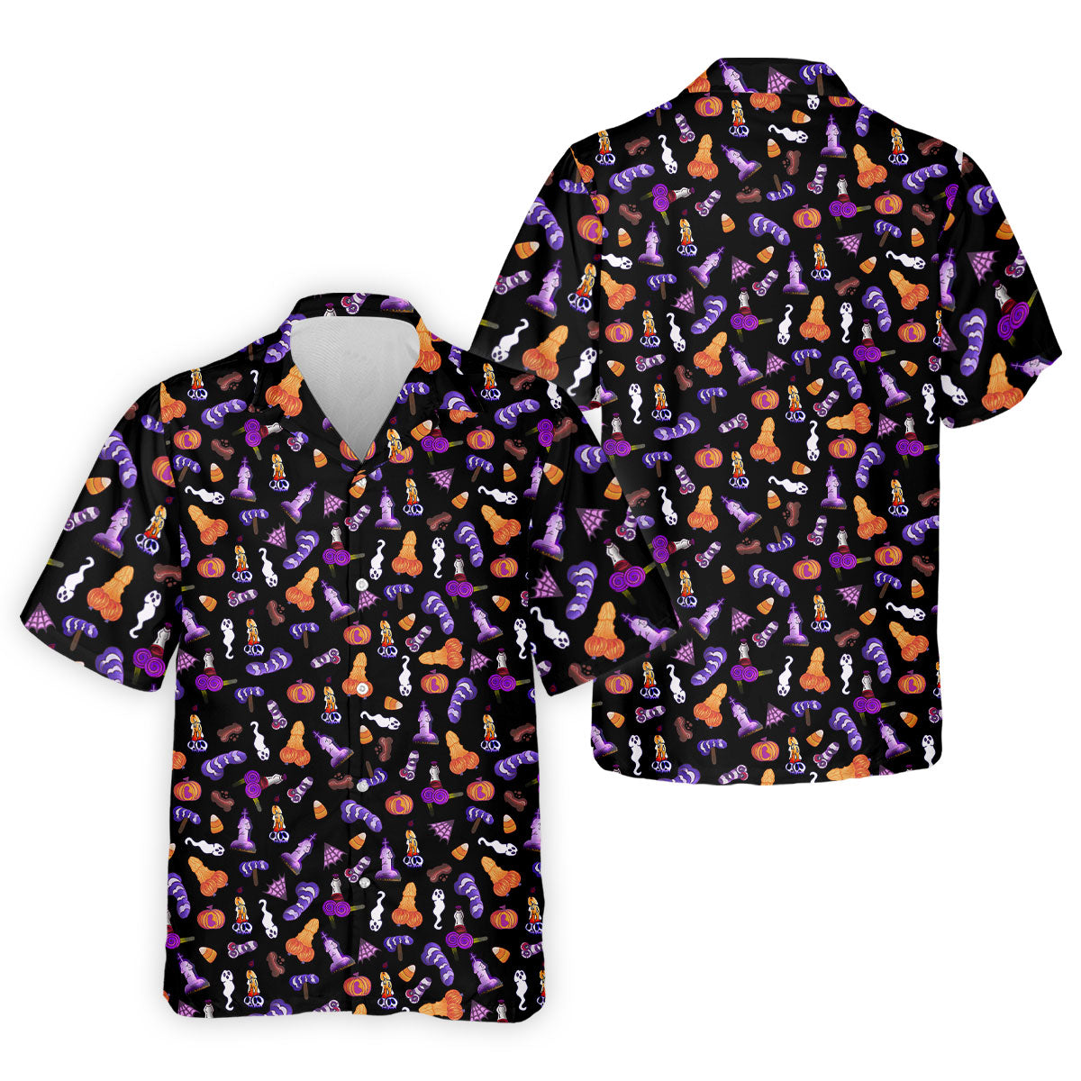 Funny Dirty Black And Purple Halloween Golf Shirt, Fun Golf Shirts For Men, Cool Golf Gift, Halloween Gift