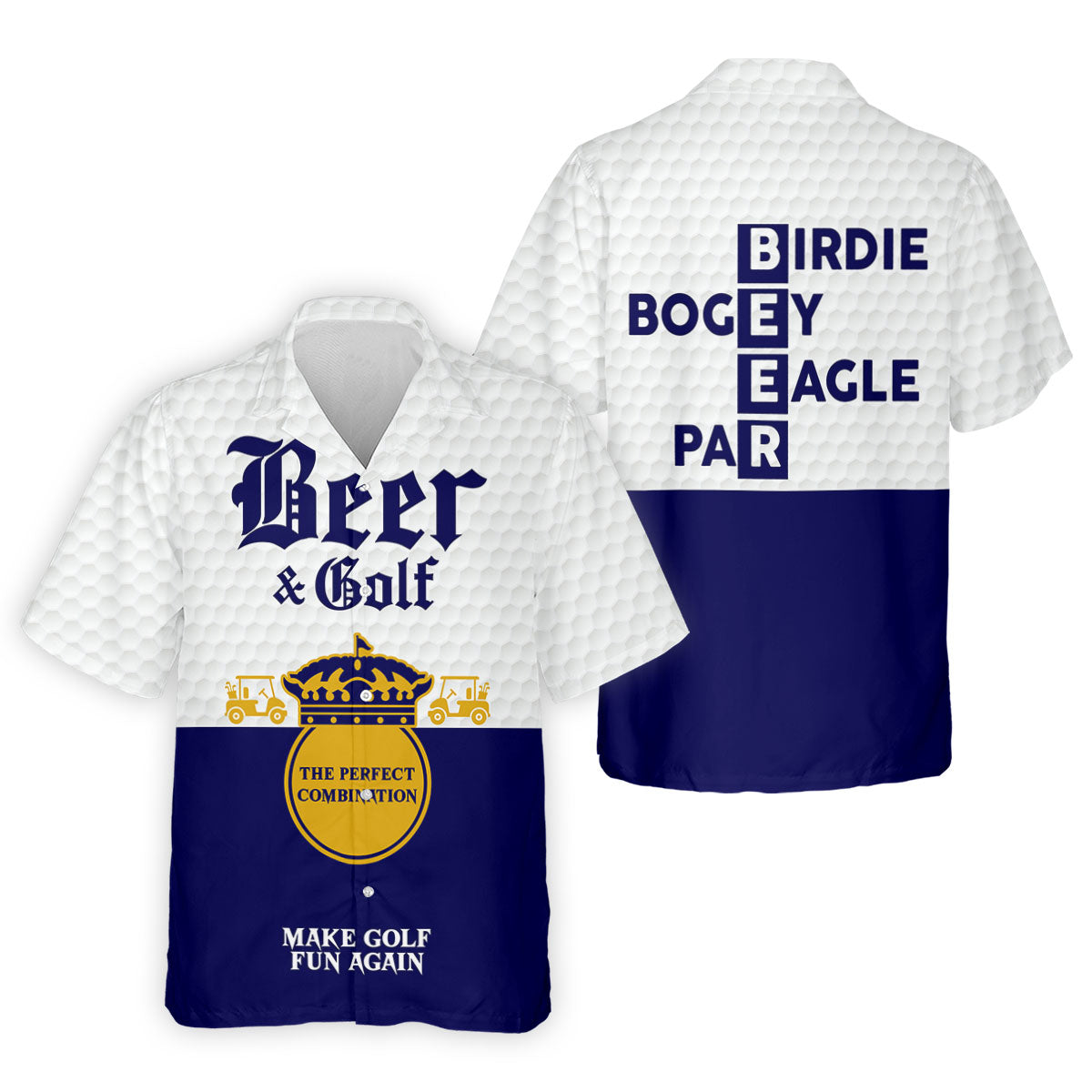Beer And Golf The Perfect Combination Golf Tops For Men, Golf Shirts For Men, Polo Shirtor Men