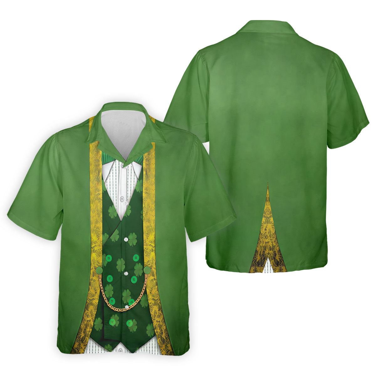 St Patrick's Day Leprechaun Costume Print Golf Tops For Men, Polo ShirtFor Men, Golf Shirts For Men