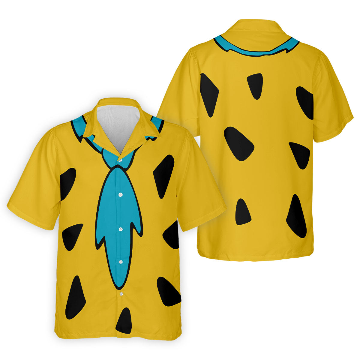 Yellow Stone Age Costume Hawaiian Golf Shirt, Mens Golf Polo, Golf Shirts For Men