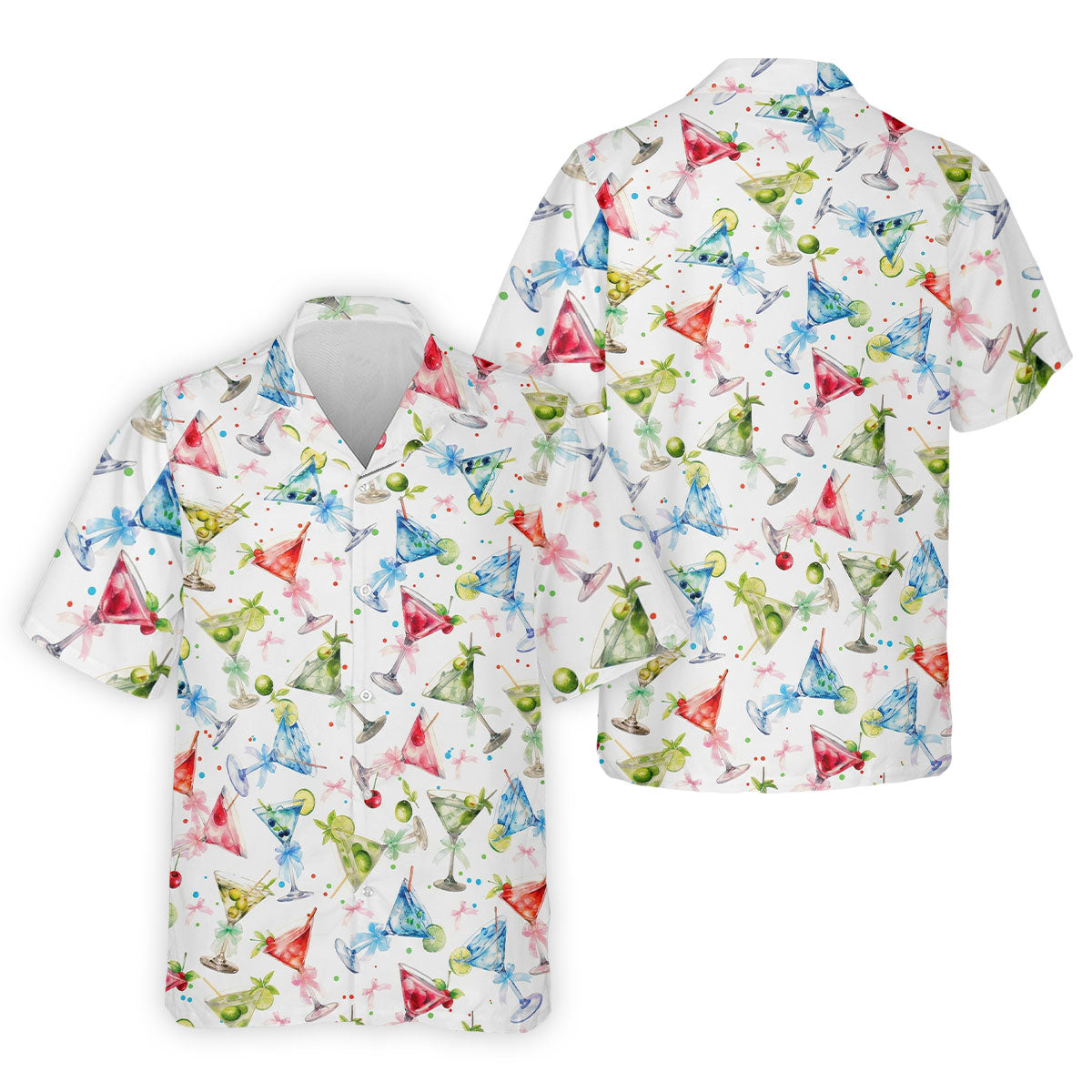Coquette Martini Cinco De Mayo Celebration Golf Tops For Men, Summer Theme Polo ShirtFor Men