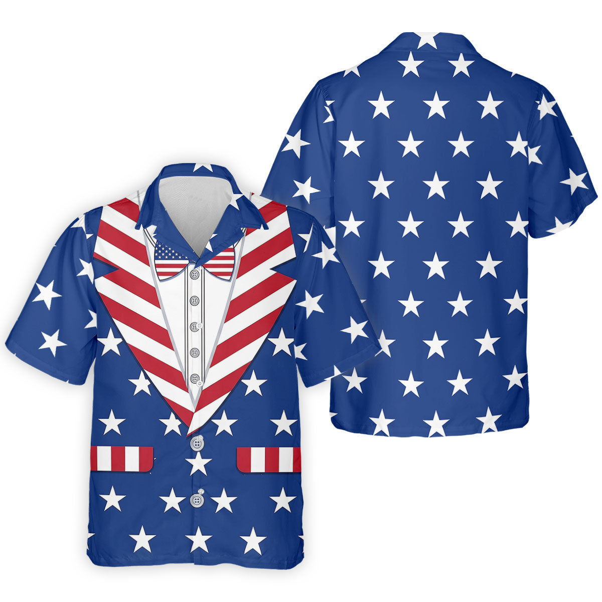 US Flag Costume Patriotic 4th Of July Golf Shirt, 250th Anniversary Polo Shirt Men