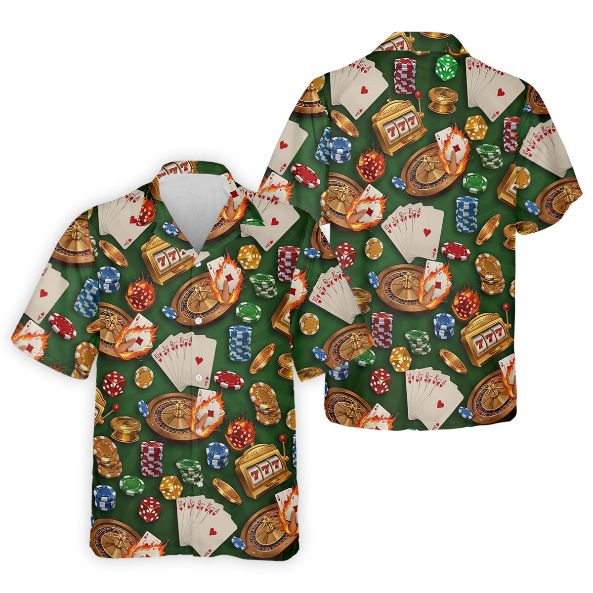 Casino Gambling Poker Golf Tops For Men, Golf Shirts For Men, Polo Shirtor Men, Golfing Apparel
